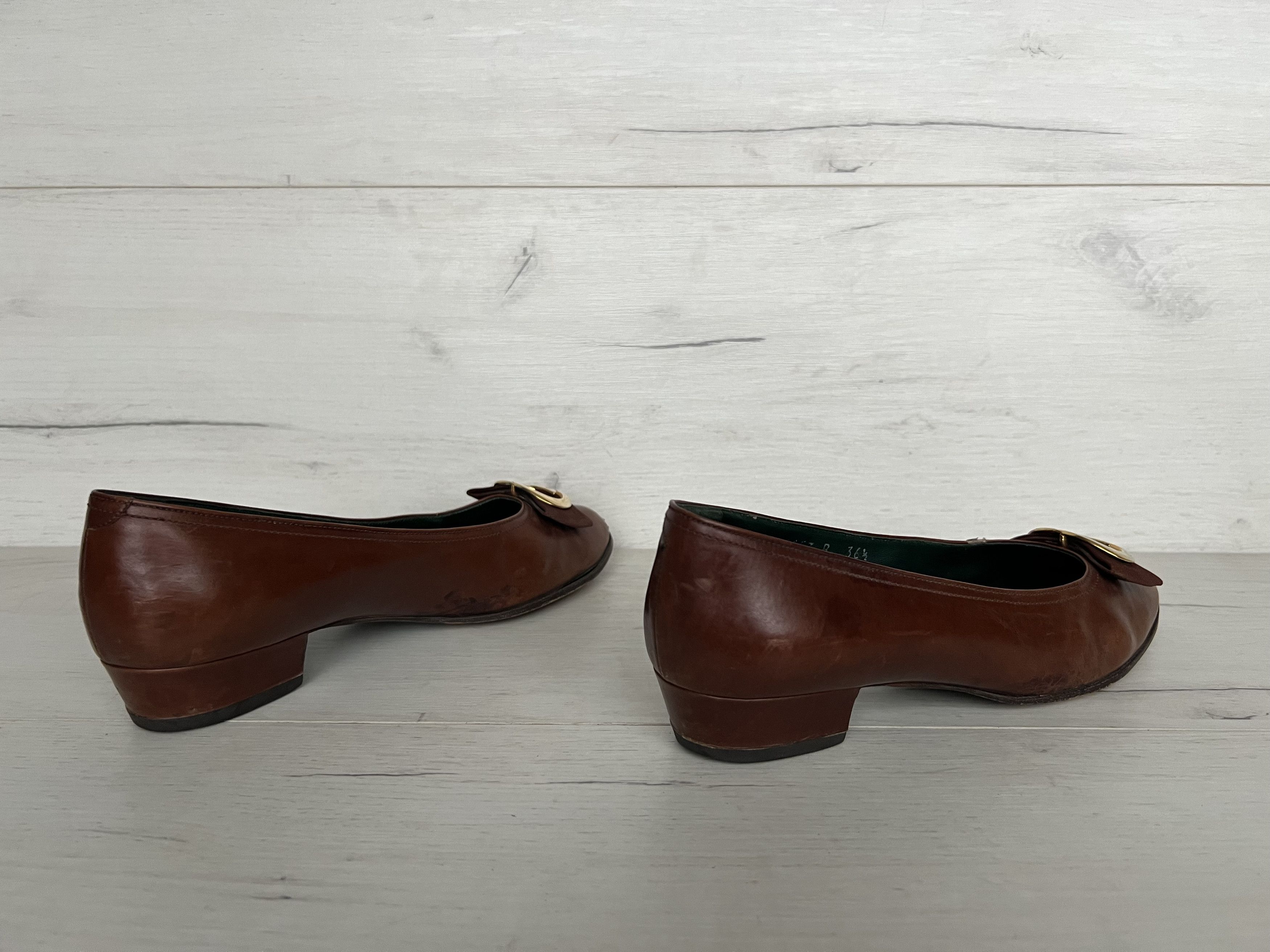 Gucci VINTAGE 70's GUCCI BIG METAL LOGO GG PUMPS HEELS LOAFERS Size US 6.5 / IT 36.5 - 5 Thumbnail