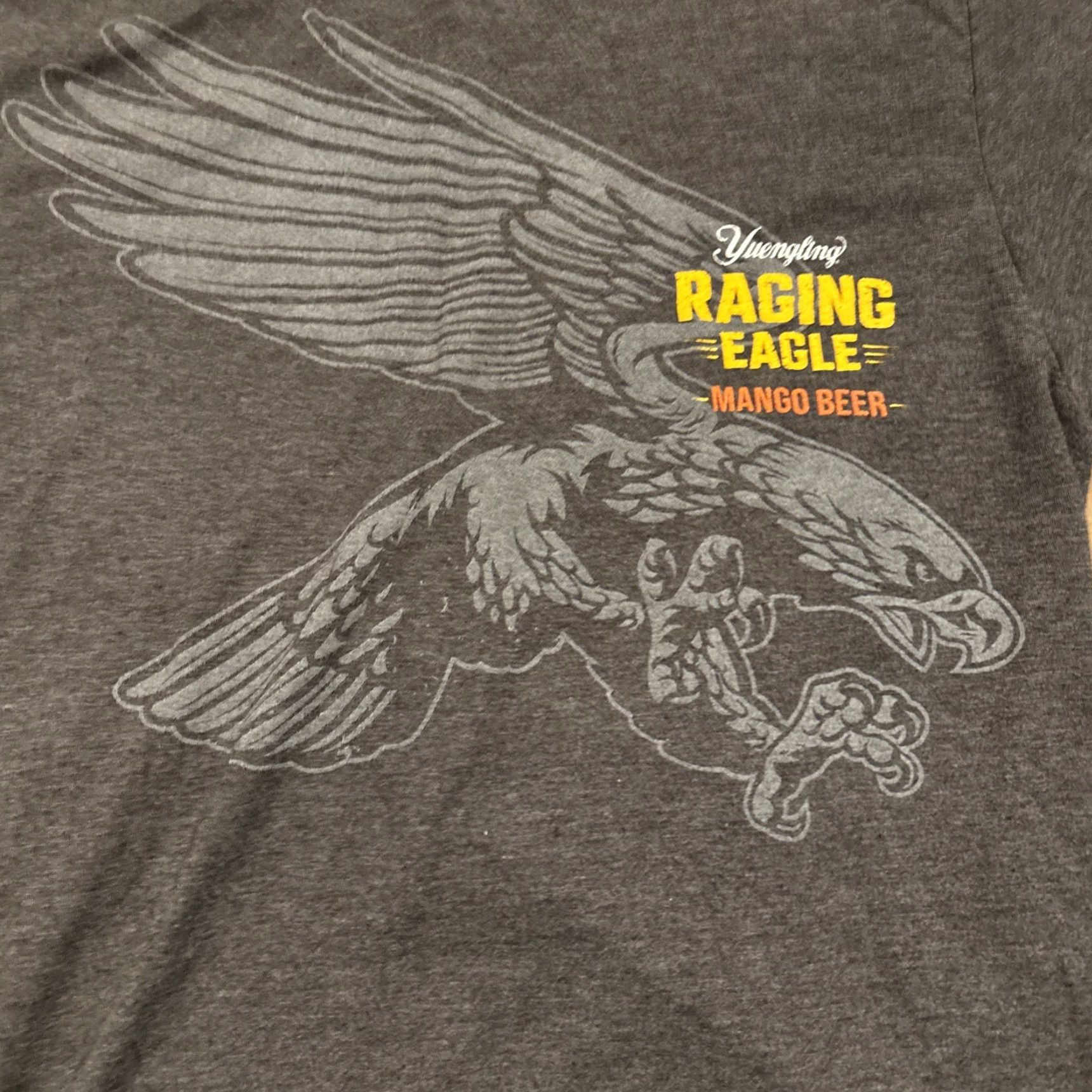 Vintage VINTAGE Yuengling T Shirt - Beer Apparel - District - Short Sleeve - S - Gray - Men - Mango Raging Eagle - Oldest Brewery - 1850s (if applicable) Size US S / EU 44-46 / 1 - 2 Thumbnail