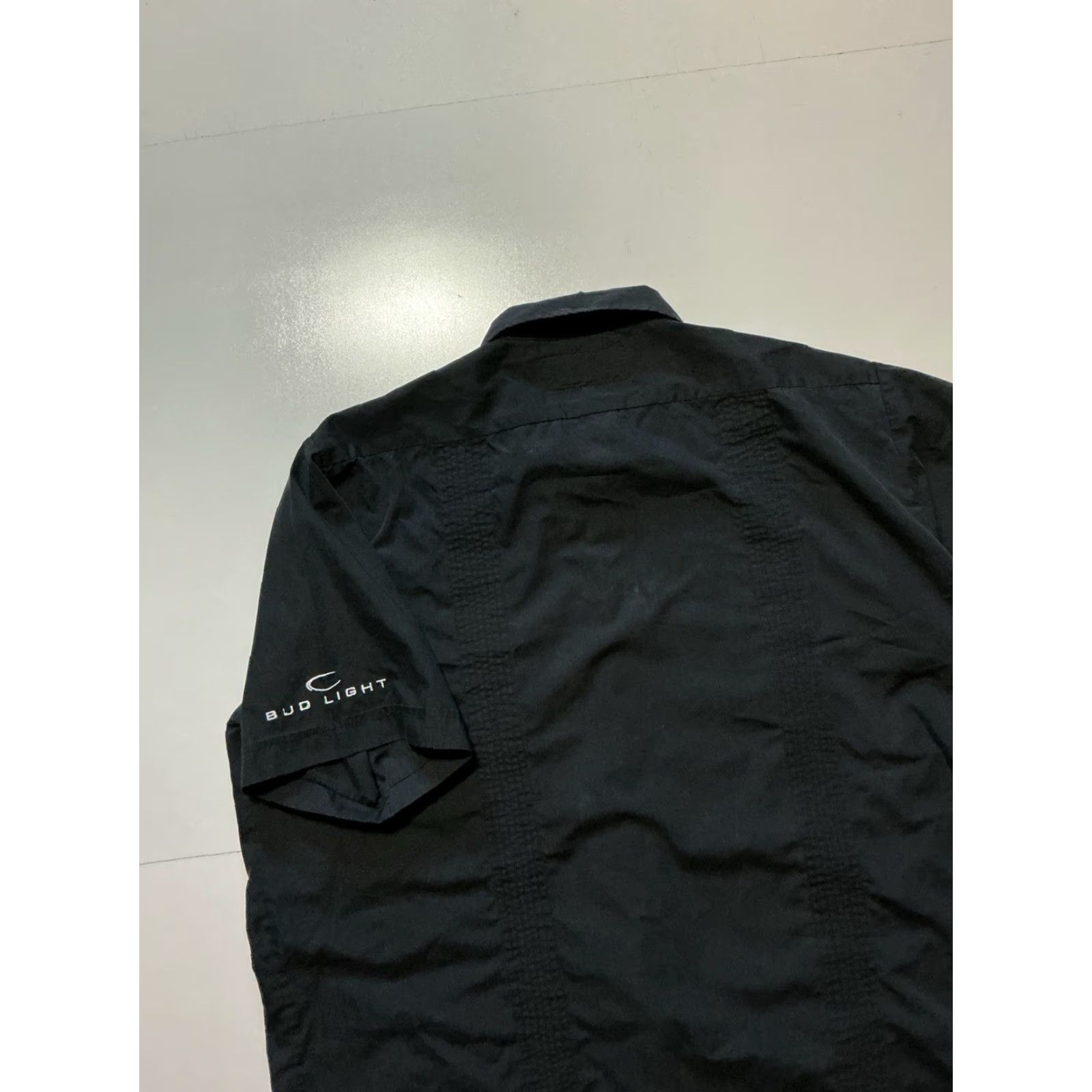 Vintage VINTAGE Dragonfly Guayabera Embroidered Bud Light Black Button S/S Shirt XL Mens Size US XL / EU 56 / 4 - 4 Thumbnail