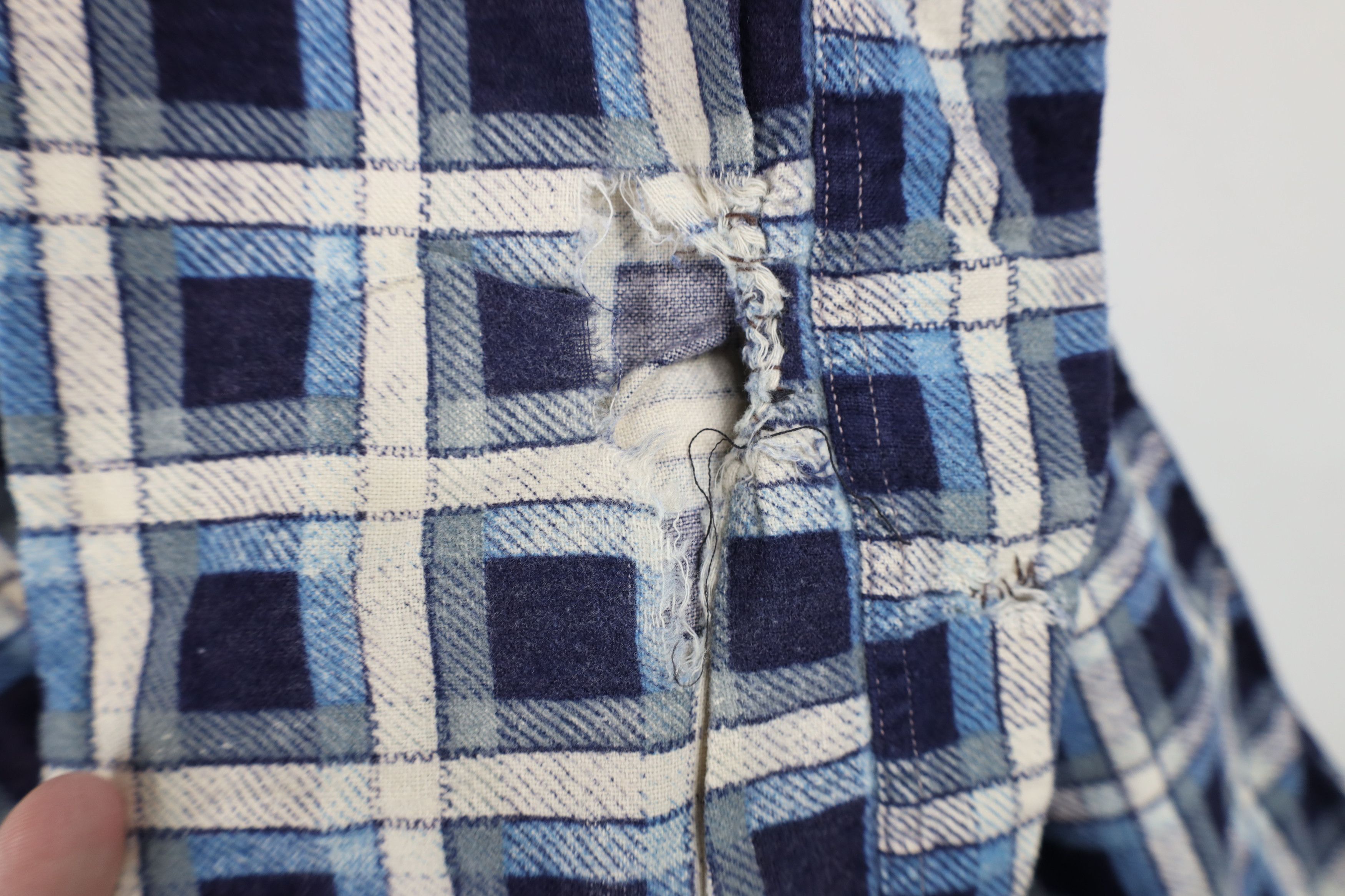 Vintage Vintage 60s 70s Streetwear Flannel Collared Button Shirt Size US M / EU 48-50 / 2 - 9 Thumbnail