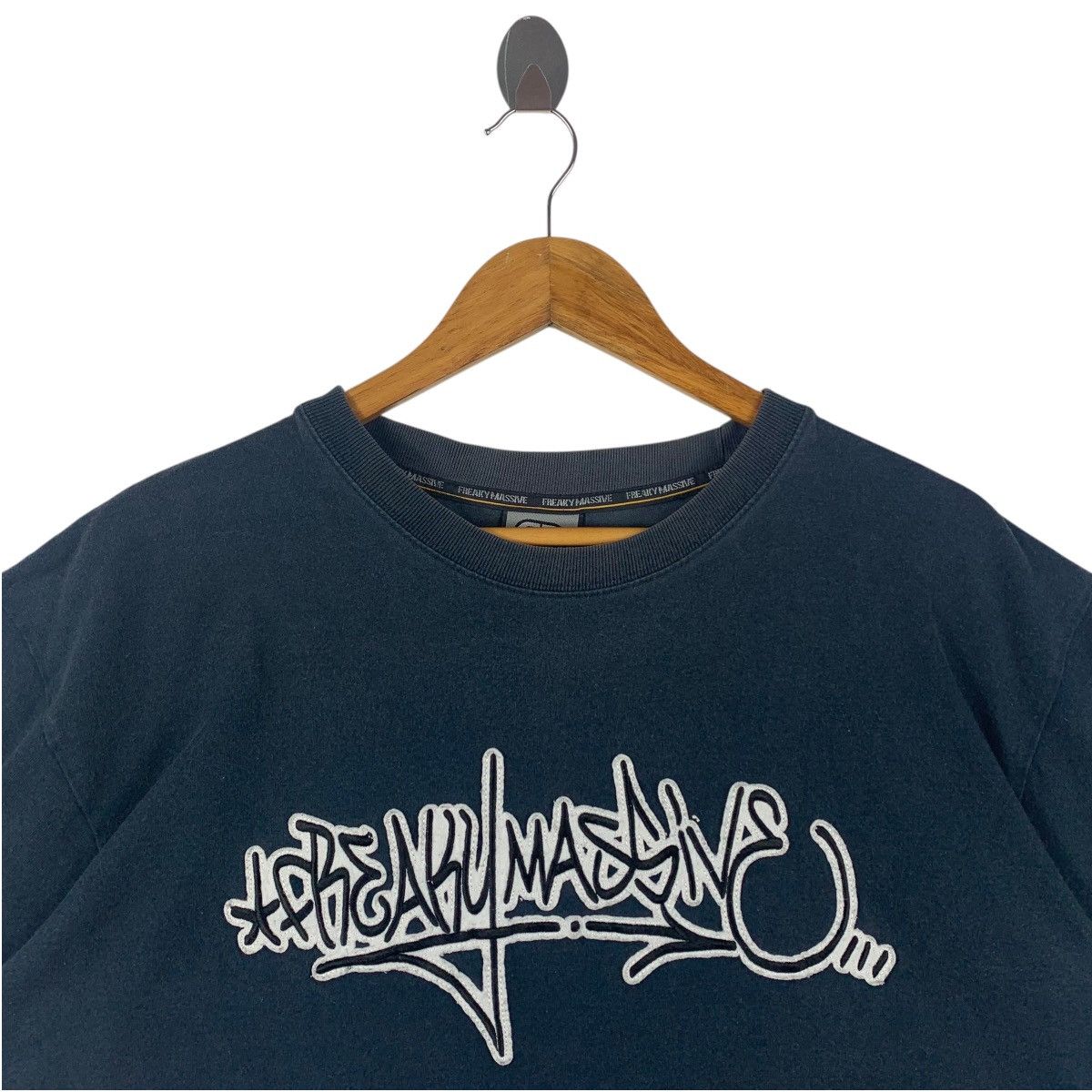 Rap Tees × Vintage Vintage FREAKY MASSIVE Hip hop printed tee Size US XL / EU 56 / 4 - 2 Thumbnail