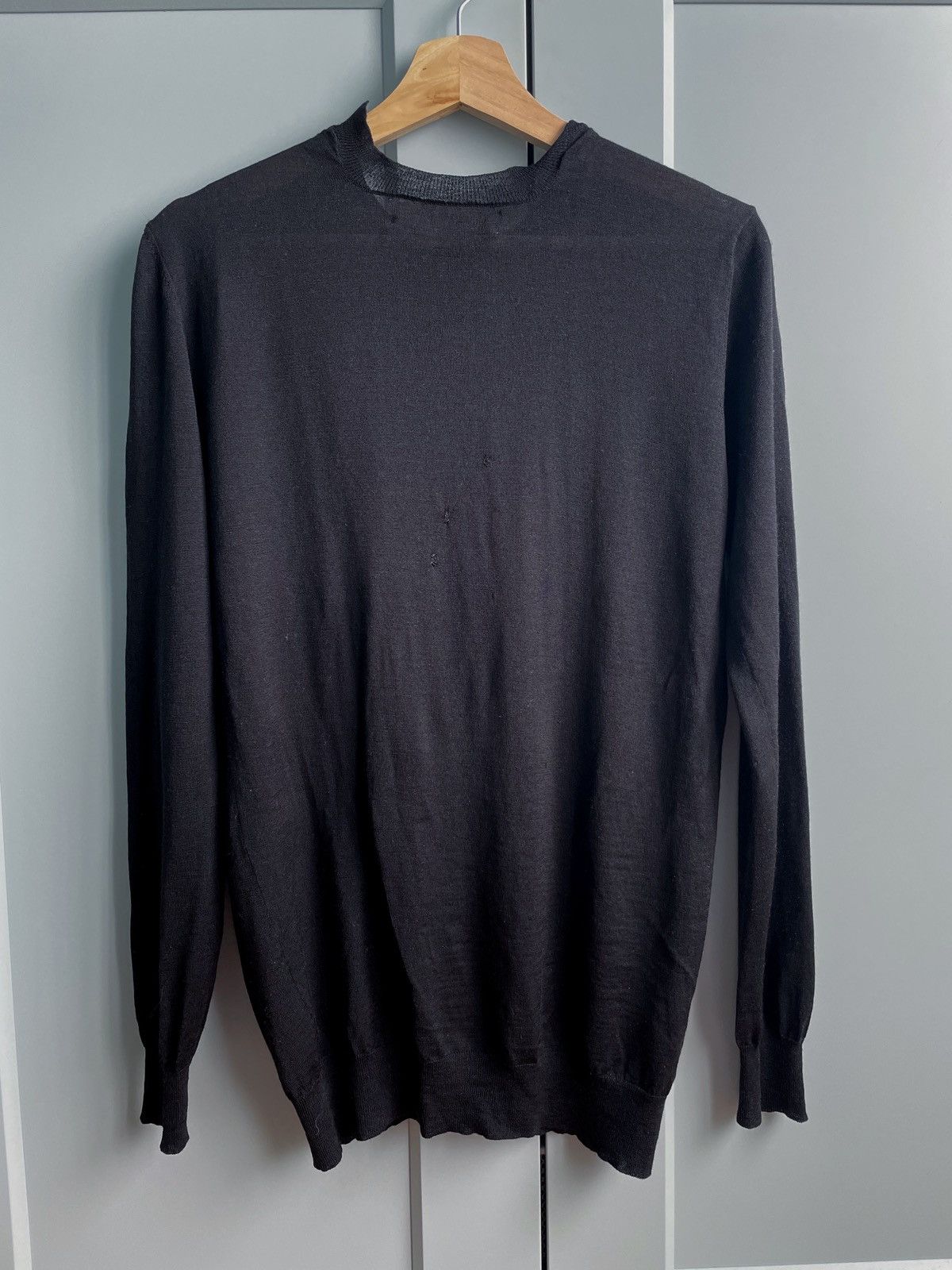 Marni Marni Black Wool & Silk Cardigan Size S / US 4 / IT 40 - 7 Thumbnail