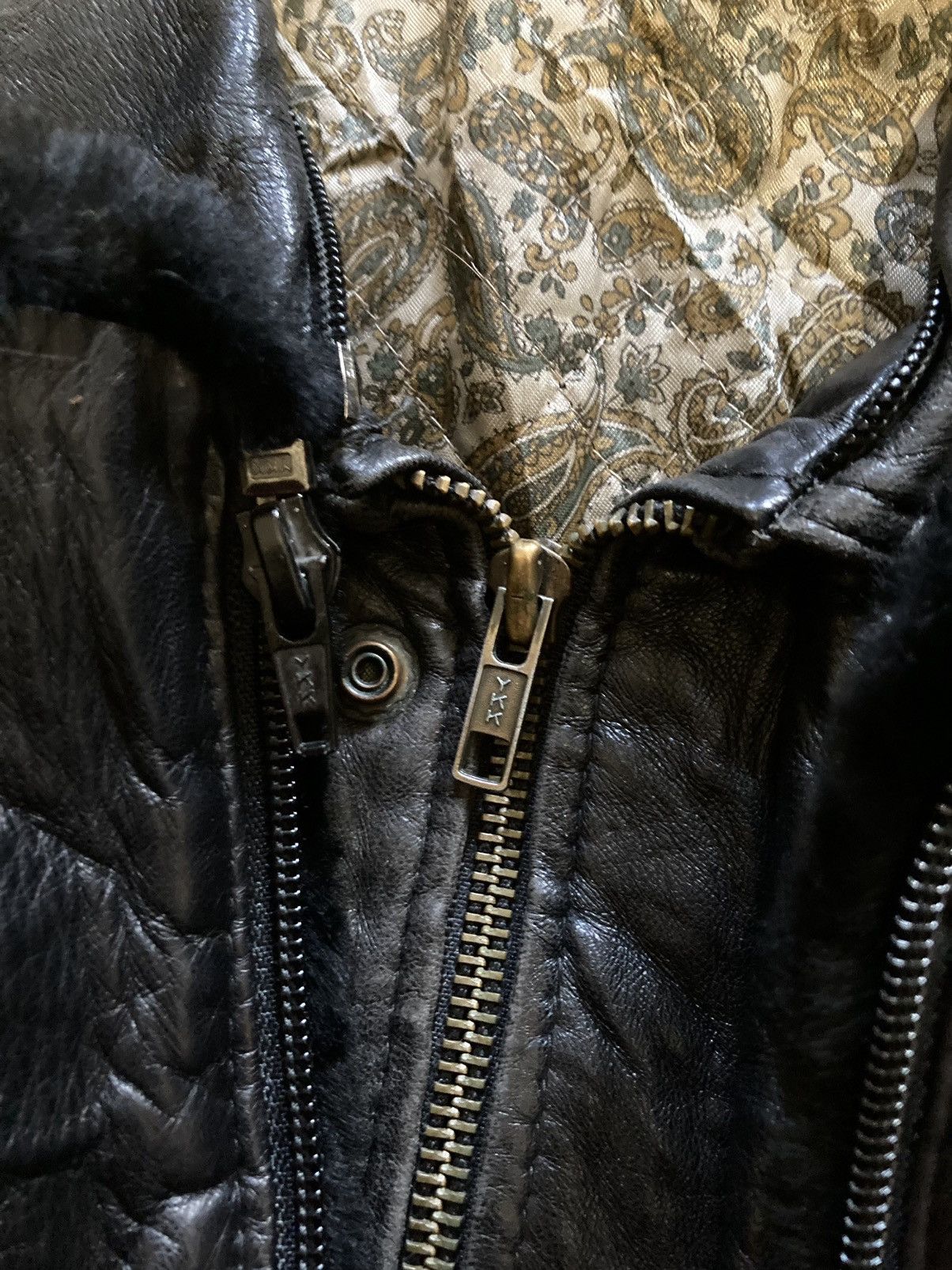Vintage Verra Pelle Leather Bomber Jacket, Men’s Genuine Leather Size US L / EU 52-54 / 3 - 5 Thumbnail