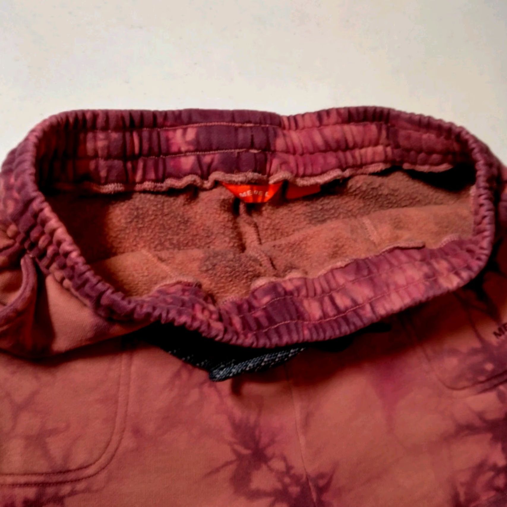 Merrell VINTAGE Merrell Women's Athletic Shorts Knit Tie Dye Burgundy M Casual Activewear Athleisure Size 32" / US 10 / IT 46 - 7 Thumbnail