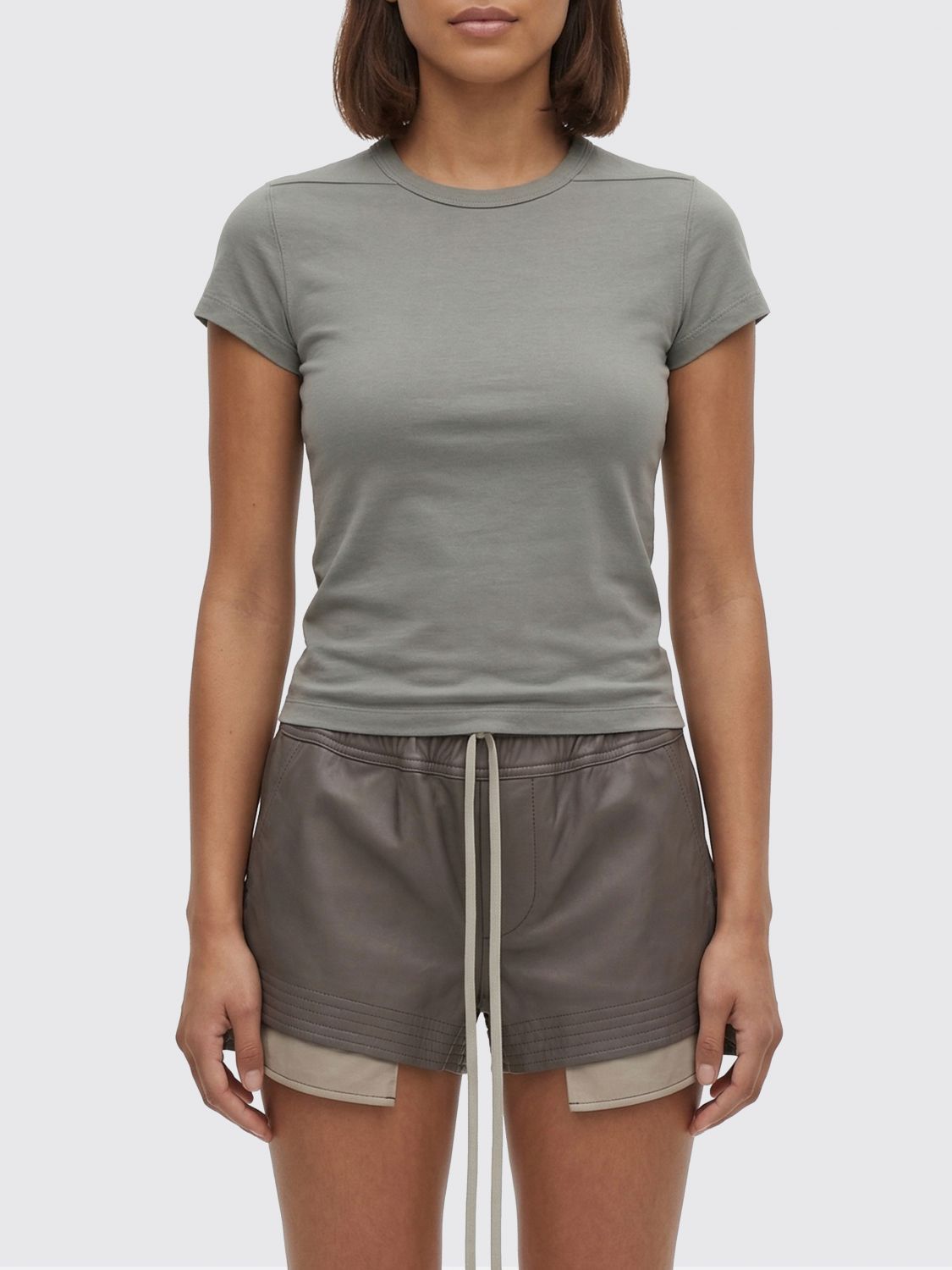 Rick Owens Rick Owens T-Shirt Woman Green Size S / US 4 / IT 40 - 1 Thumbnail