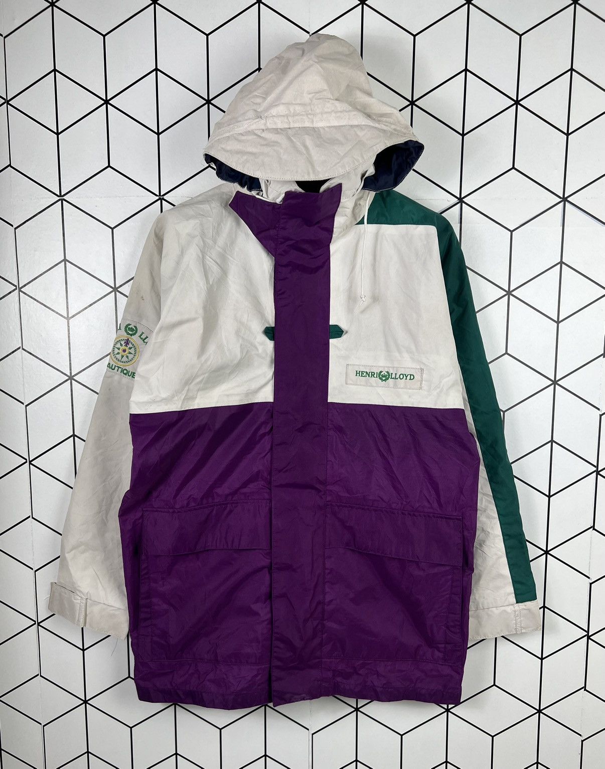 image of Henri Lloyd Offshore Sailing Jacket in Purple, Men's (Size Large)