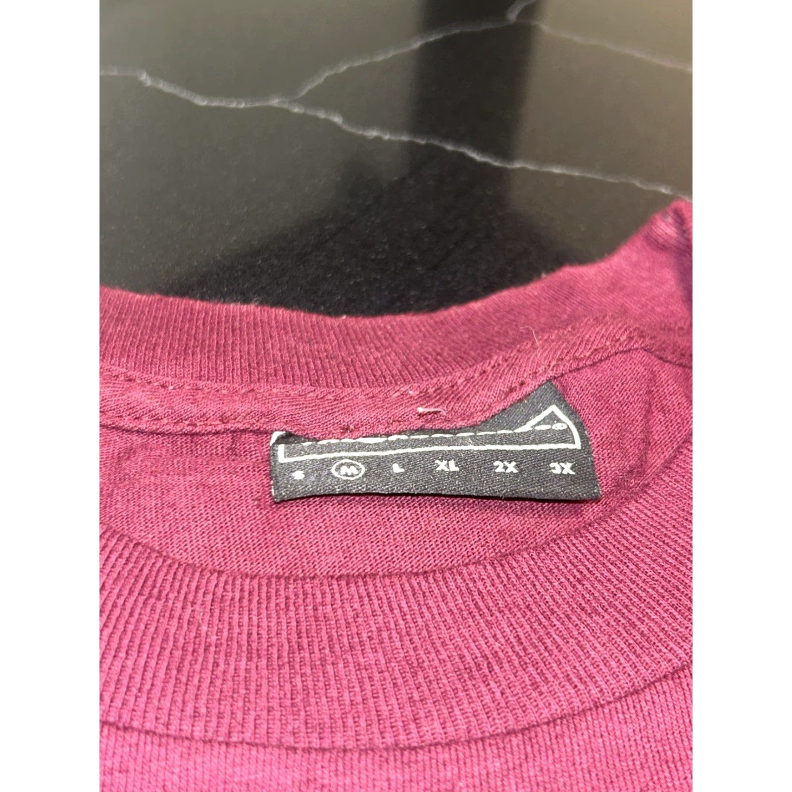 The Hundreds The Hundreds Burgundy Slant Print Logo Tee T-Shirt Men Small Red Logo Short Sleeve Crew Neck Regular Fit Size US S / EU 44-46 / 1 - 5 Thumbnail