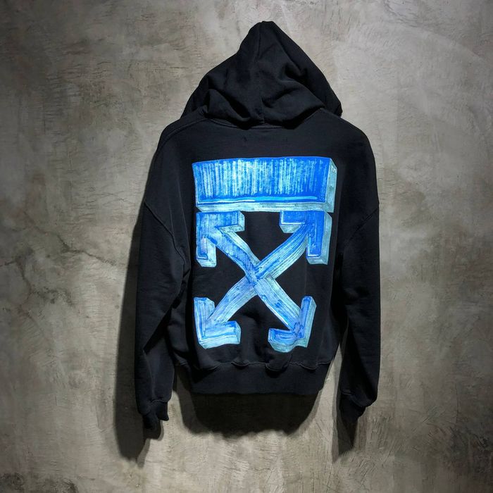 Off White Off white pen marker arrows hoodie Grailed