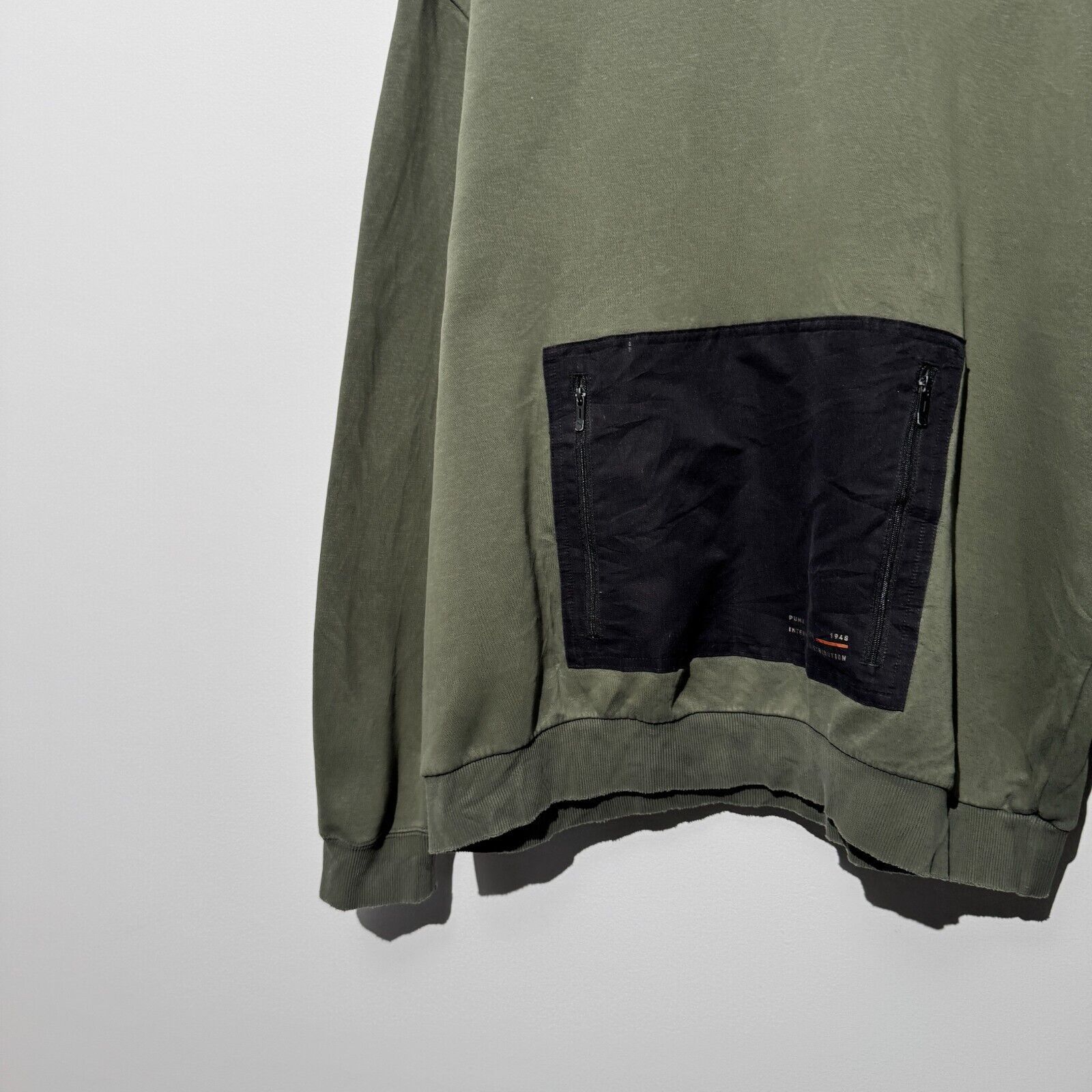 Puma × Vintage Puma Unisex Green Cotton Hoodie Size XL Center Logo Size US XL / EU 56 / 4 - 4 Thumbnail