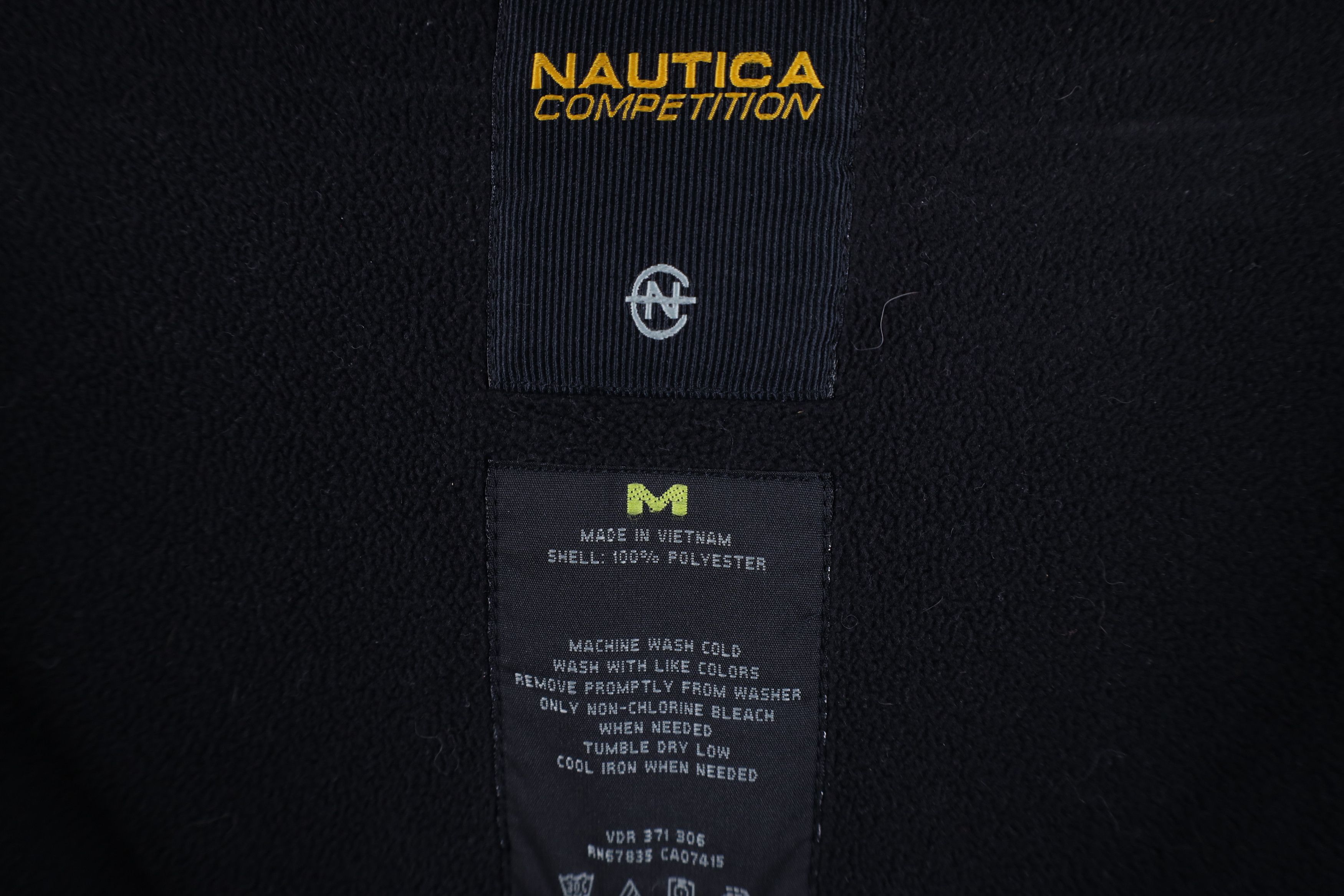 Nautica Vintage 90s Nautica Competition Spell Fleece Full Zip Jacket Size US M / EU 48-50 / 2 - 10 Thumbnail