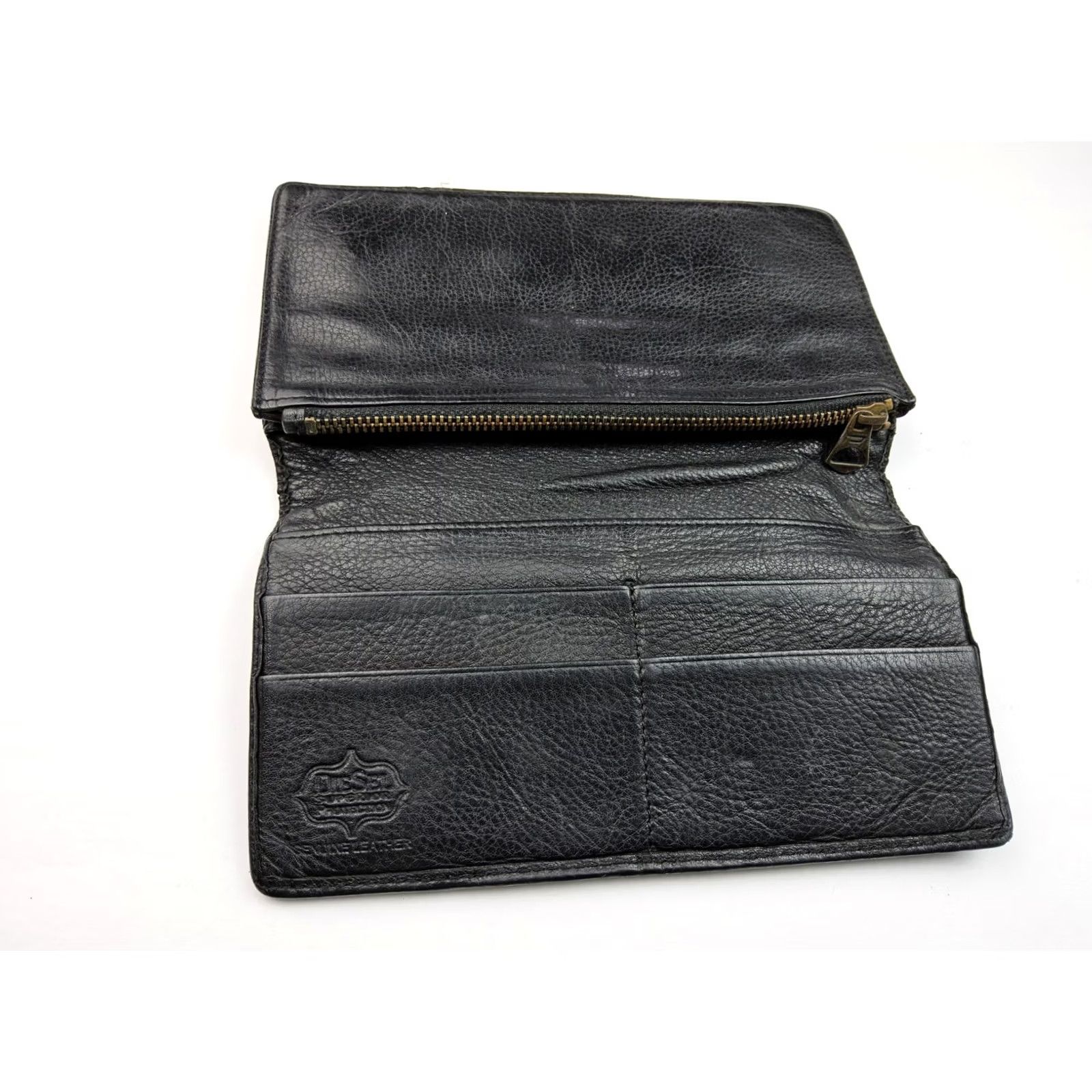 Diesel Diesel Wallet Bifold Leather Full Size Men Black Size ONE SIZE - 7 Thumbnail