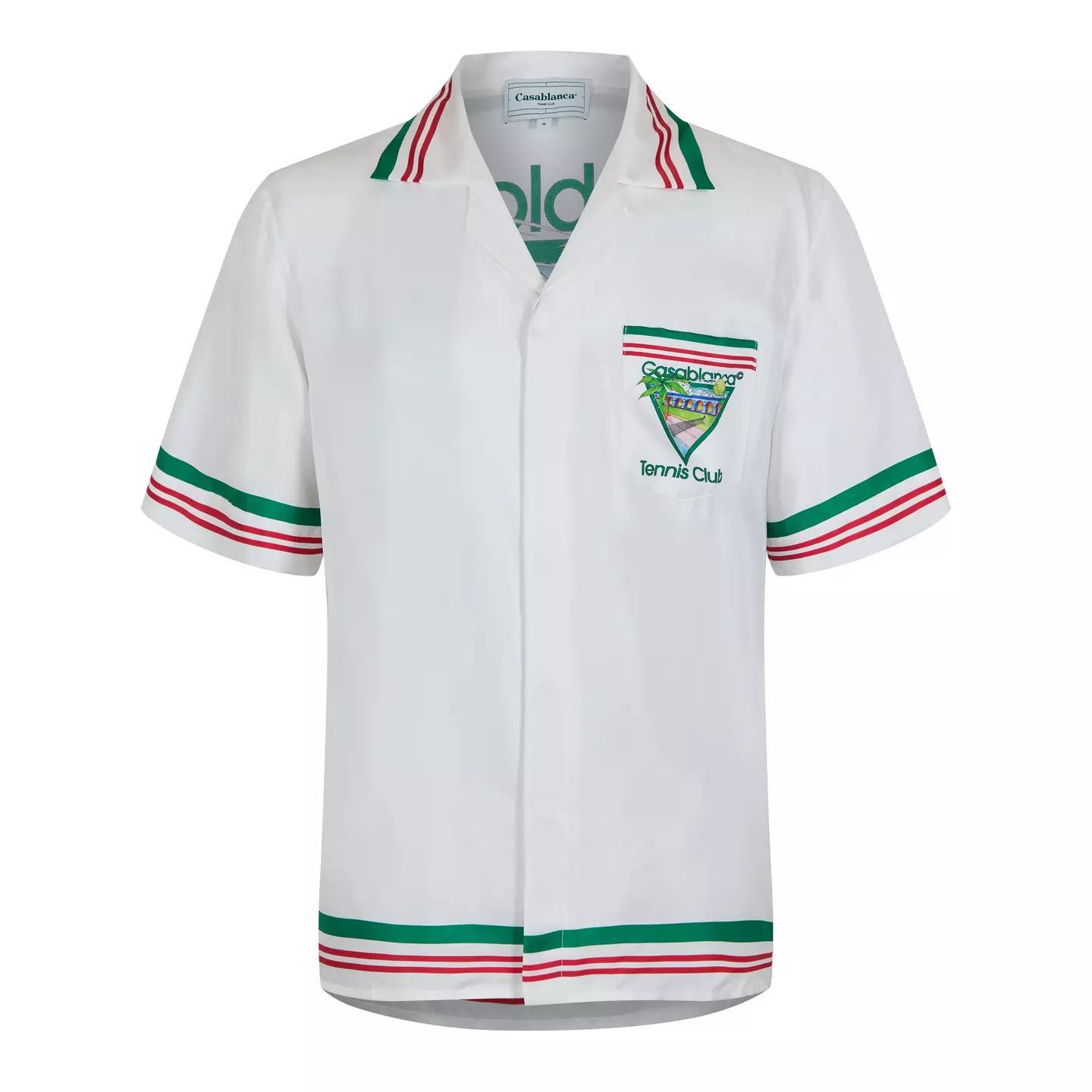 Casablanca o1g2r1mq0426 Tennis Club Bowling Shirt in Multicolor Size US XS / EU 42 / 0 - 1 Thumbnail