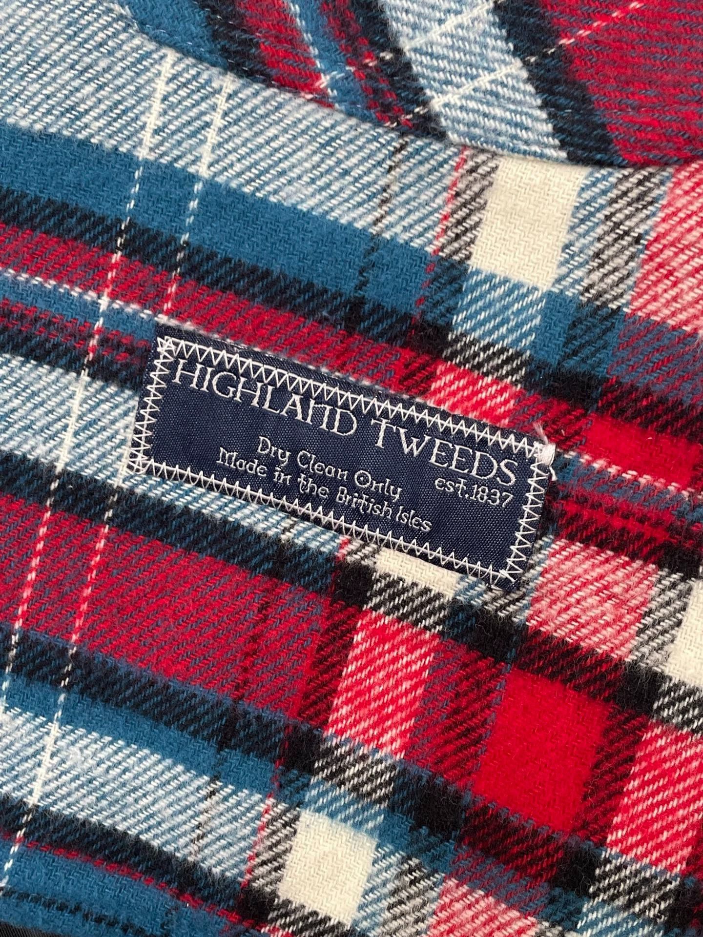 WE11DONE We11Done Blue White Red Check Half-Zip Jacket 46 Size US S / EU 44-46 / 1 - 4 Thumbnail