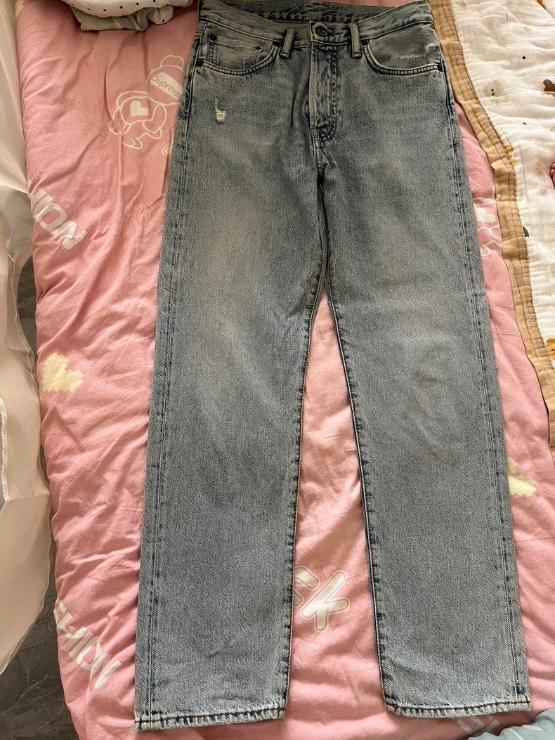 Acne Studios acne studios Retro cotton denim straight-leg pants Size US 26 / EU 42 - 1 Thumbnail