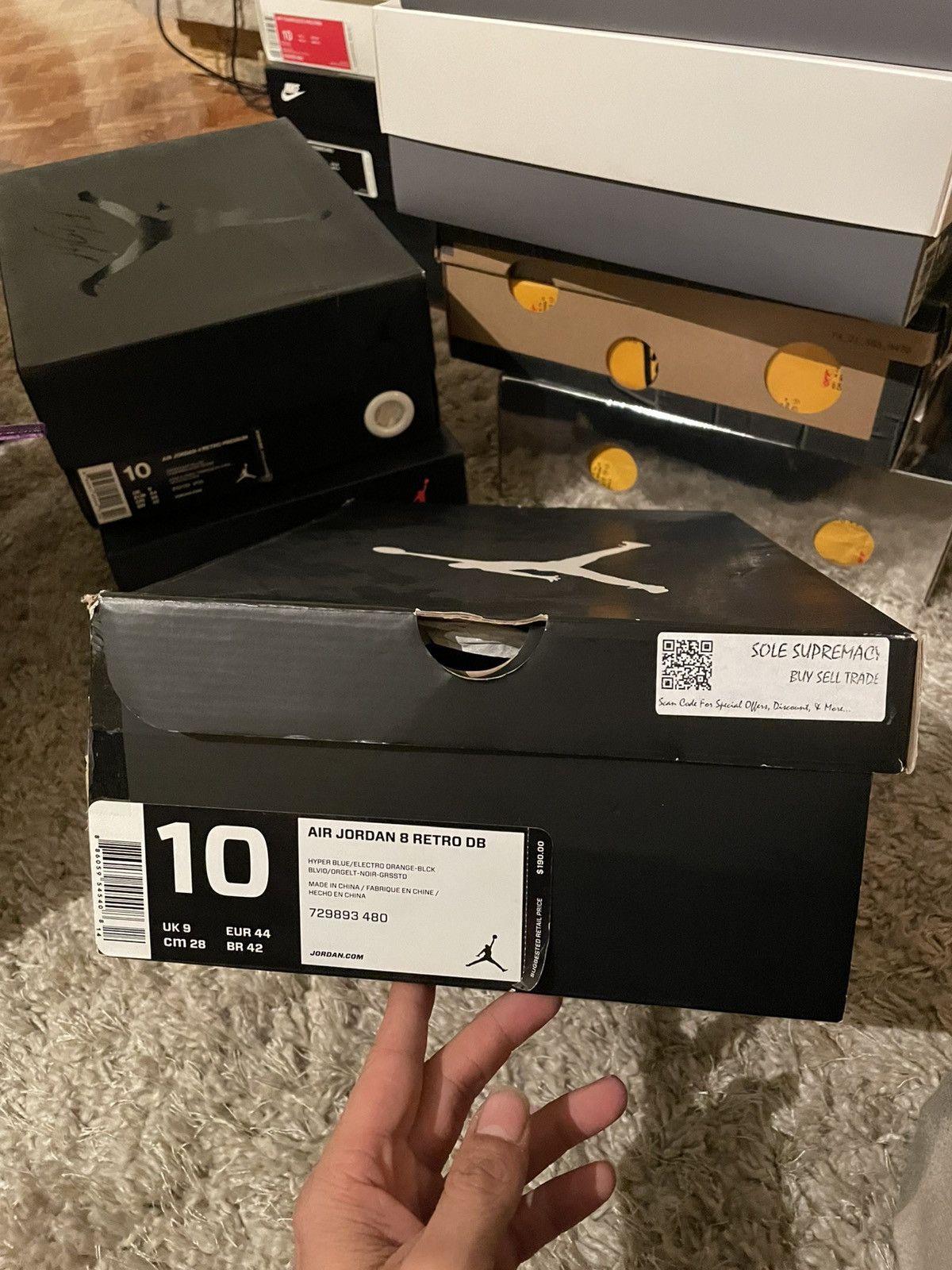 Jordan Brand Jordan 8 Doernbecher Size US 10 / EU 43 - 14 Thumbnail