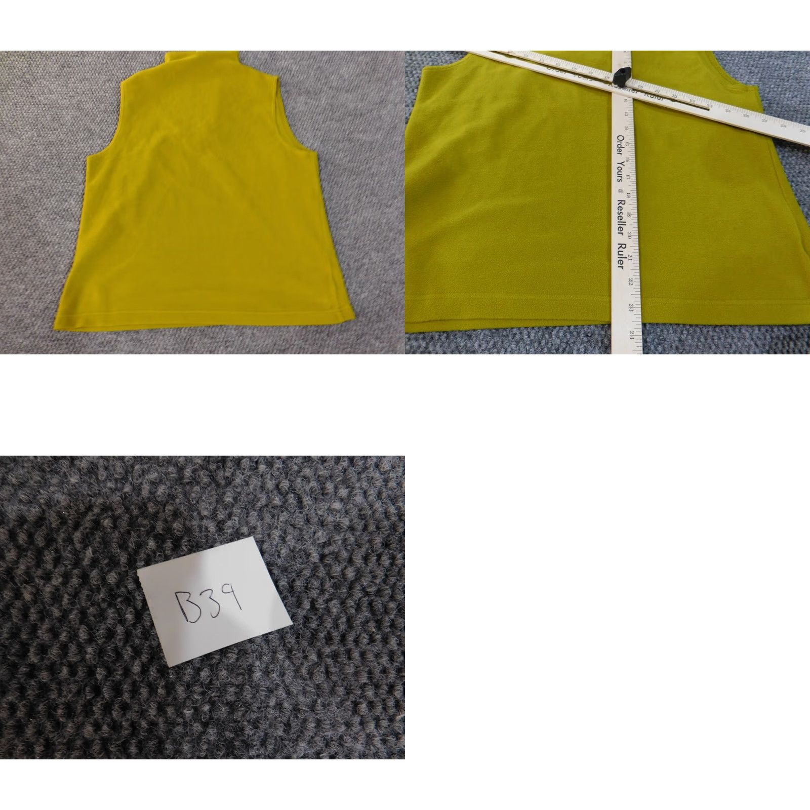 Ann Taylor Ann Taylor Sweater Vest Sleeveless Mock Neck Pullover 1/4 Zip Medium Green Polyester Spandex Regular Womens Size M / US 6-8 / IT 42-44 - 8 Thumbnail