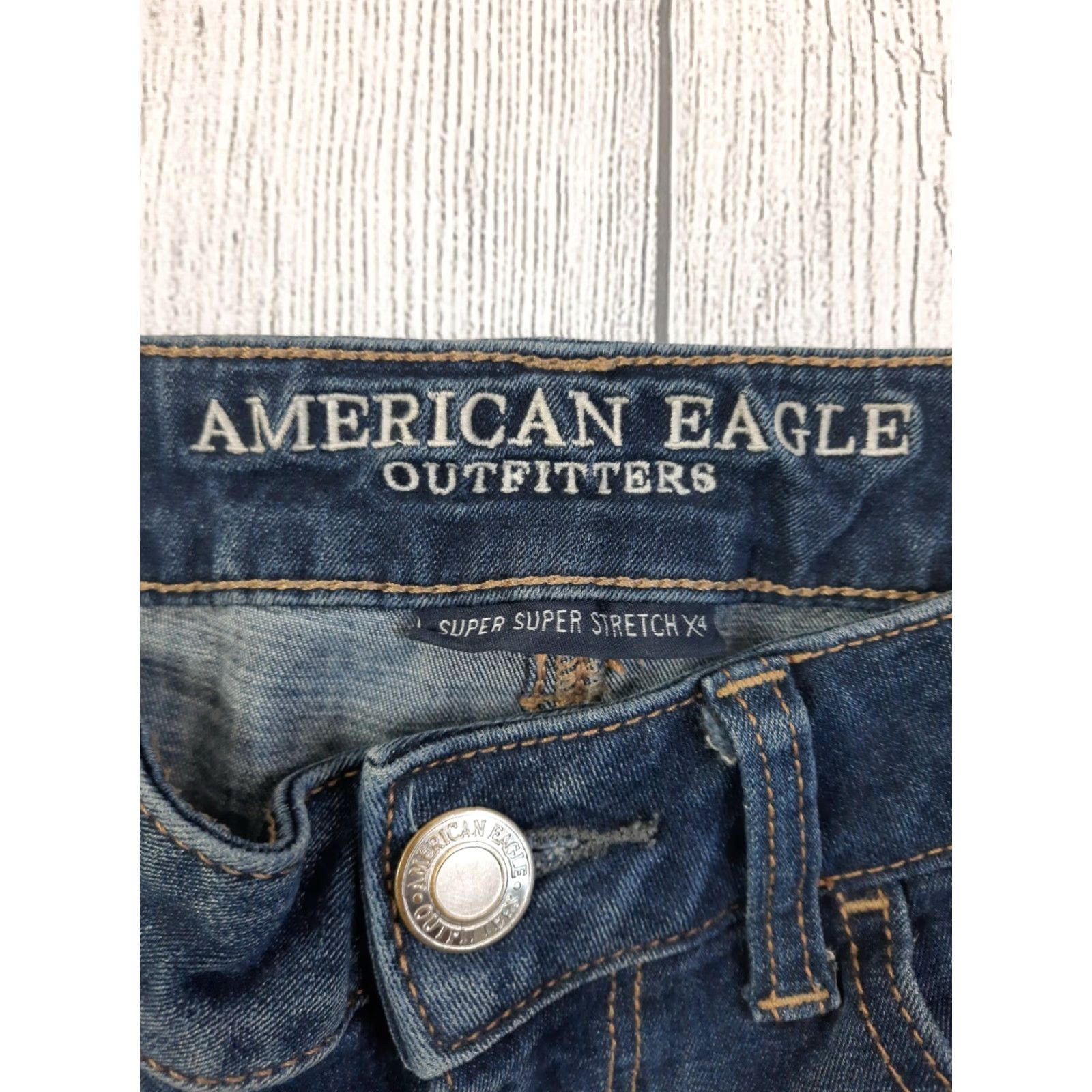 American Eagle Outfitters American Eagle Outfitters Jeans Skinny Stretch Denim Jegging Women 6 Reg Blue Cotton Blend Denim Size 28" / US 6 / IT 42 - 4 Thumbnail