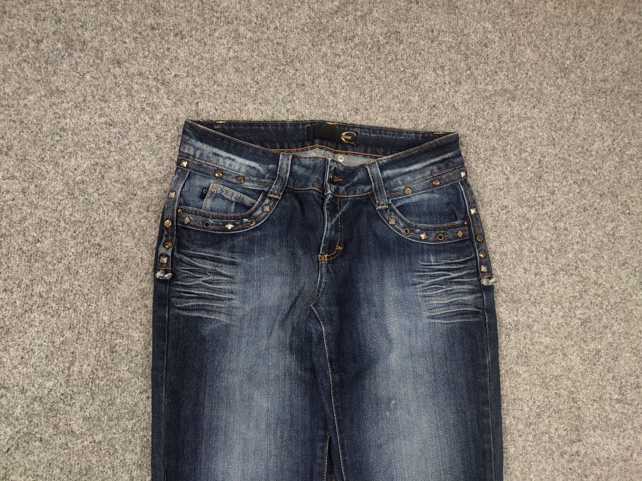 Just Cavalli Vintage 90's Just Cavalli Faded Denim Logo Jeans Y2K Style Size US 30 / EU 46 - 7 Thumbnail