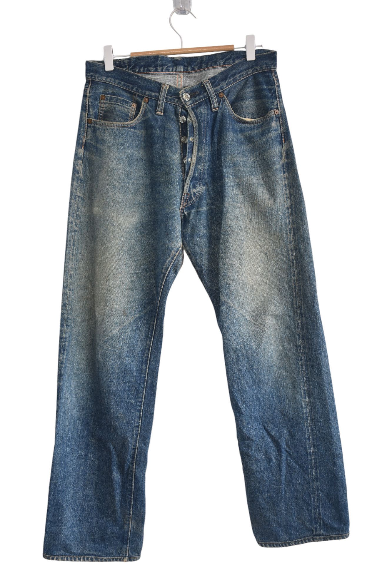 Levi's × Vintage Rare 🔥 90'S Levis 501 Big E Selvedge W30 | Grailed