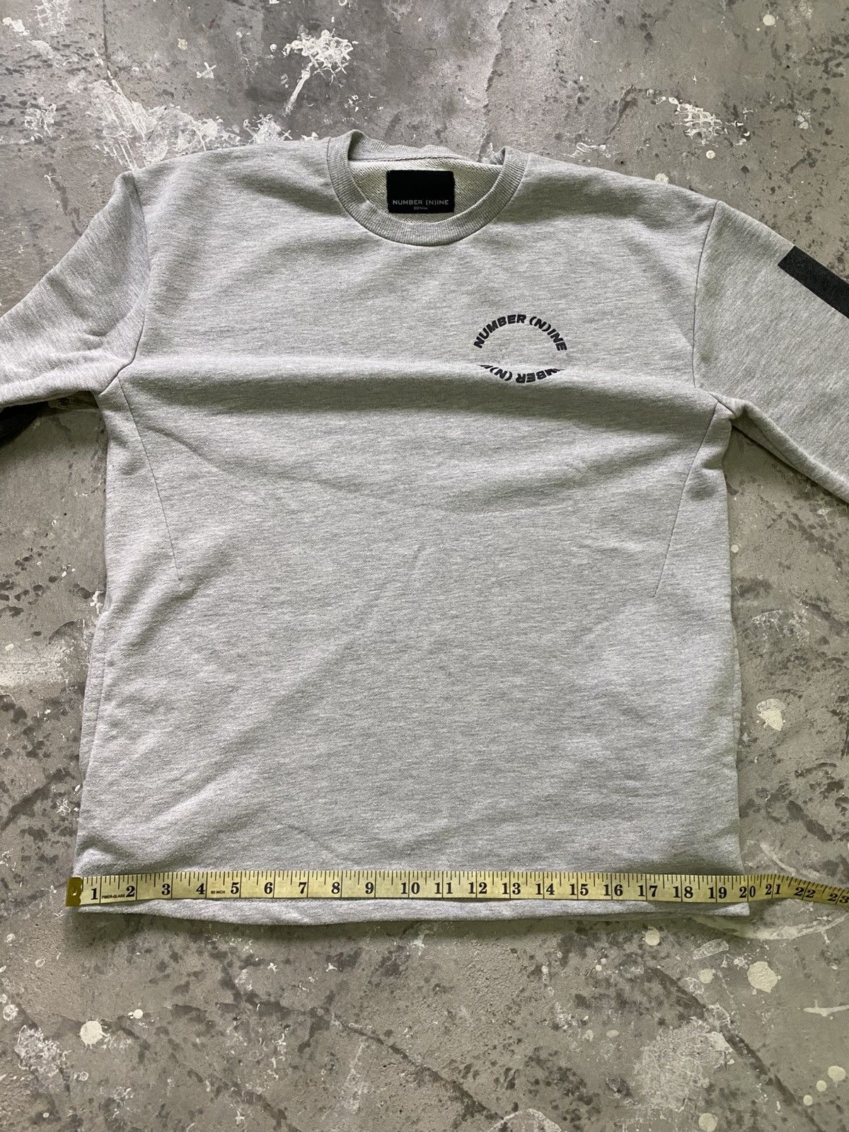 Number (N)ine Number NINE Denim Pocket Pullover Sweatshirt Size US M / EU 48-50 / 2 - 12 Thumbnail