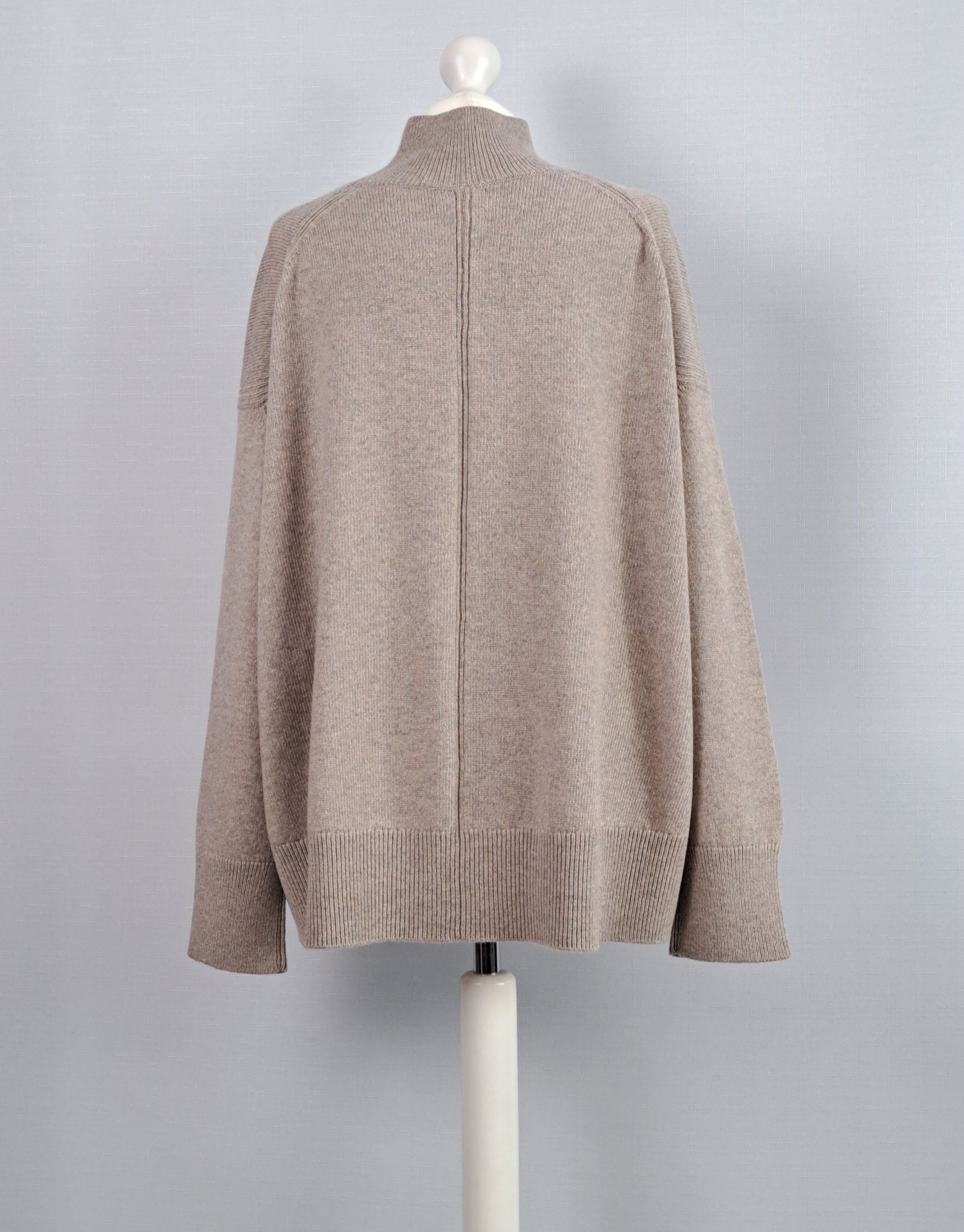 Barrie BARRIE Iconic oversized roll-neck cashmere jumper. Size L Size L / US 10 / IT 46 - 3 Thumbnail