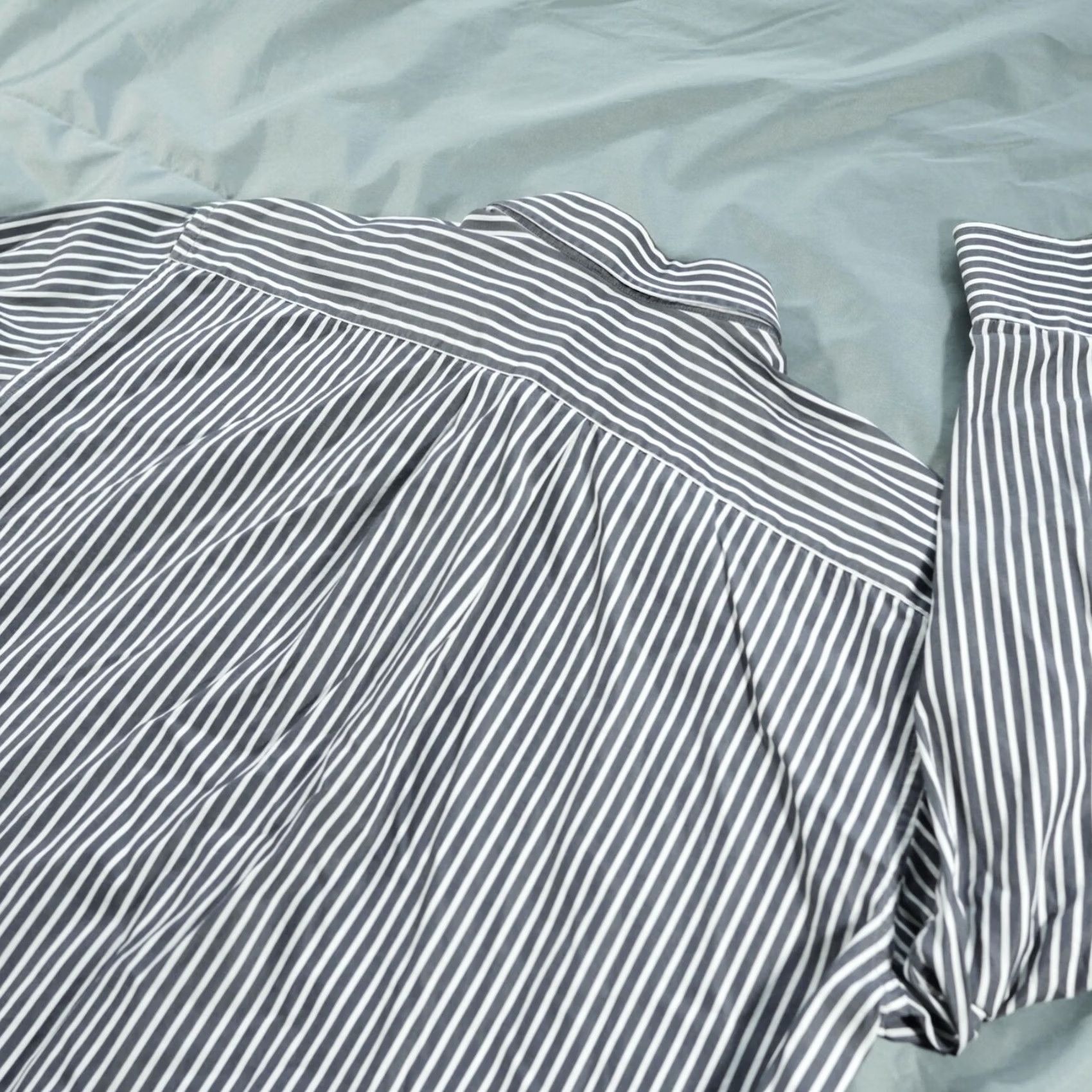 Canali Canali Shirt Mens 45 Black White Striped Barrell Cuffs Button-Down Italy Size US XXL / EU 58 / 5 - 4 Thumbnail
