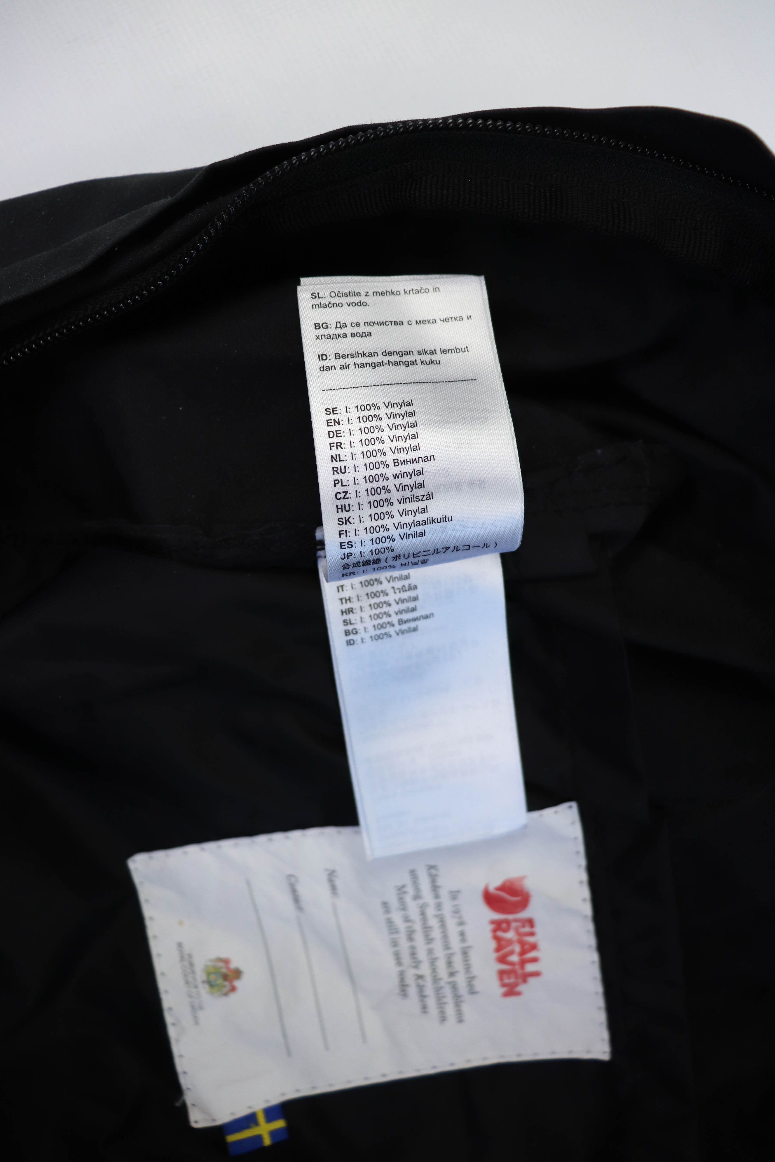 Fjallraven Fjallraven Kanken 16L Black Waxed Backpack Size ONE SIZE - 15 Thumbnail