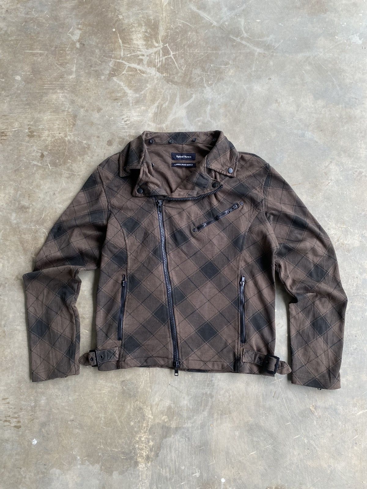 If Six Was Nine × Japanese Brand × Le Grande Bleu (L.G.B.) Spiral News Rider zip hoodie y2k ifsixwasnine style Size US M / EU 48-50 / 2 - 3 Thumbnail