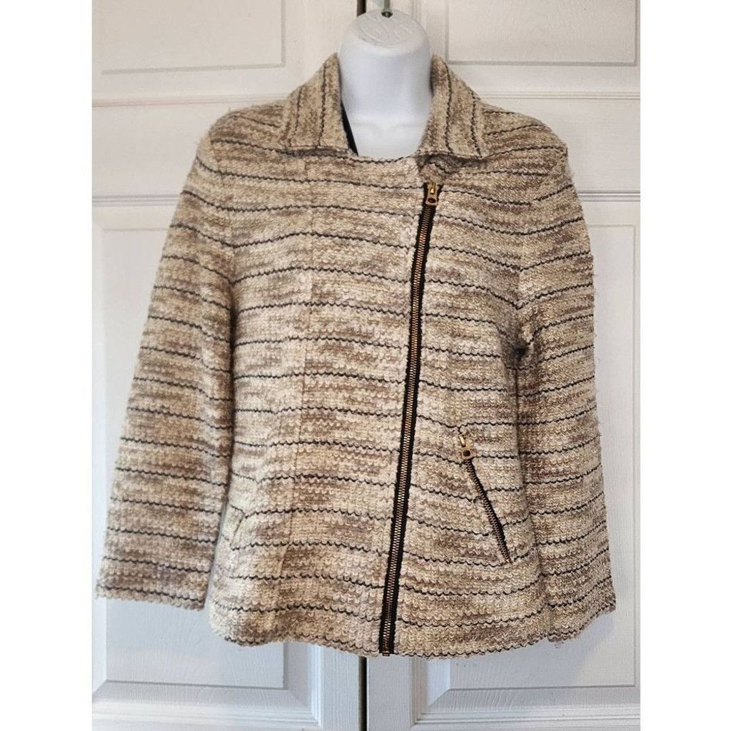 Lucky Brand Lucky Brand Tan Blazer Size L / US 10 / IT 46 - 8 Thumbnail
