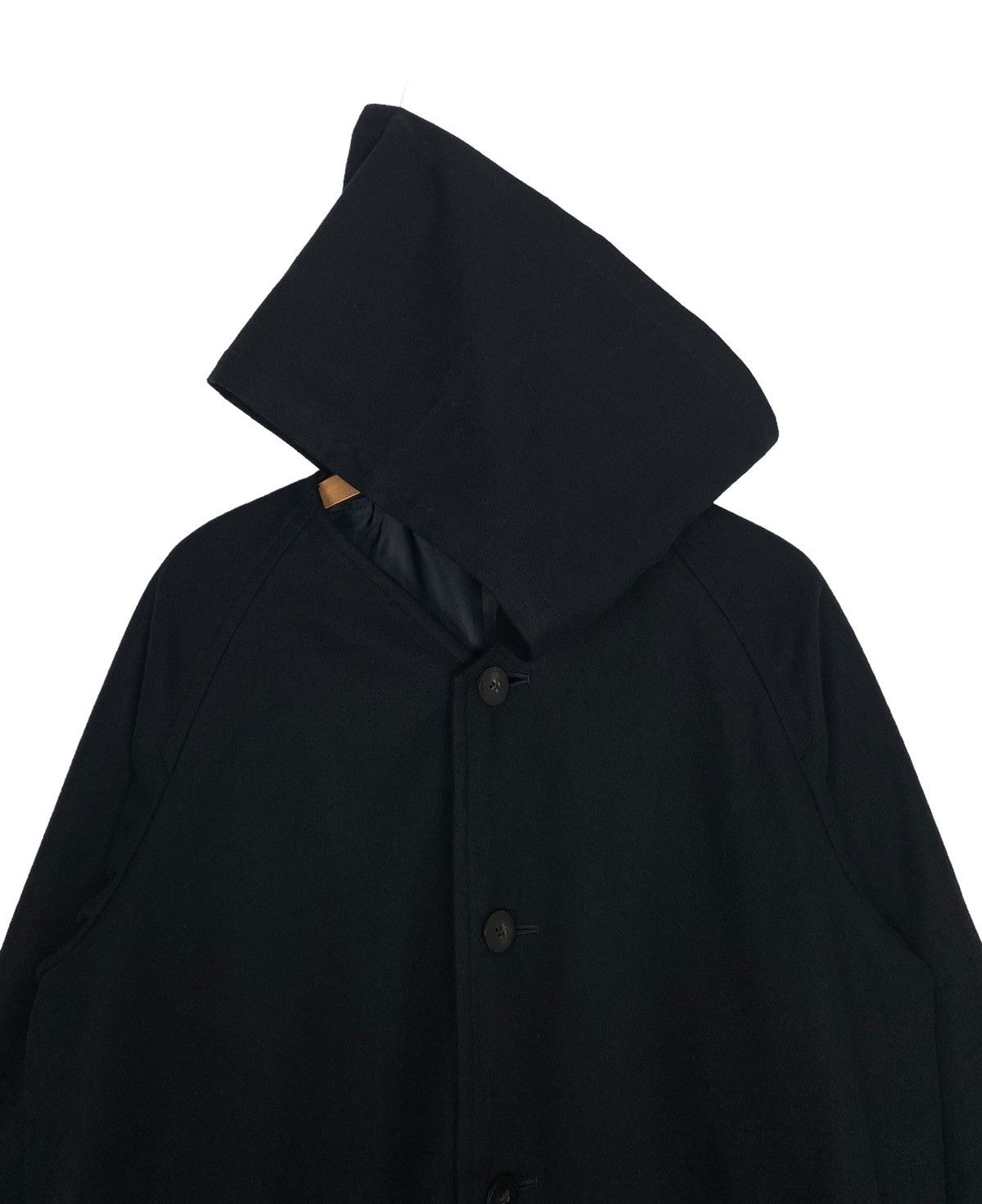 Comme des Garcons Vtg Tricot Comme des Garcons Wool Asymmetrical Hoodie Japan Size L / US 10 / IT 46 - 4 Thumbnail