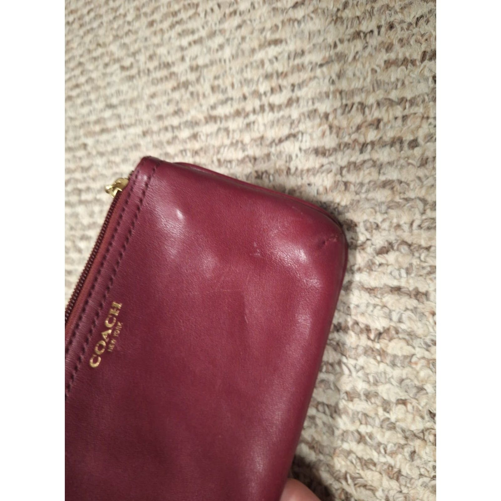 Coach Coach Legacy Wristlet Red Zip Womens Size ONE SIZE - 2 Thumbnail