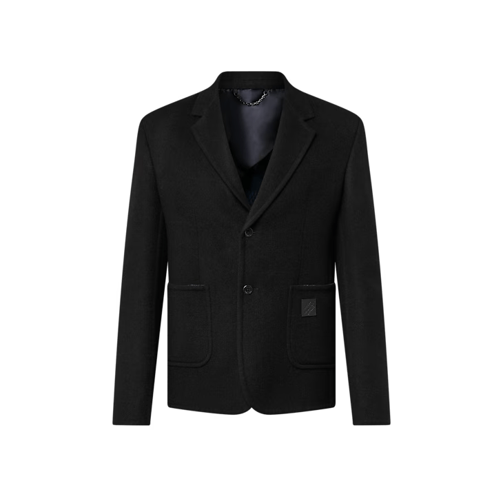 Double Face Cashmere and Wool Blend Blazer - 56 XXL