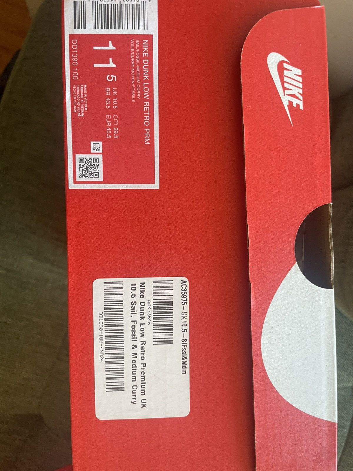 Nike Nike Dunk Low Retro Premium Size US 11.5 / EU 44-45 - 6 Thumbnail