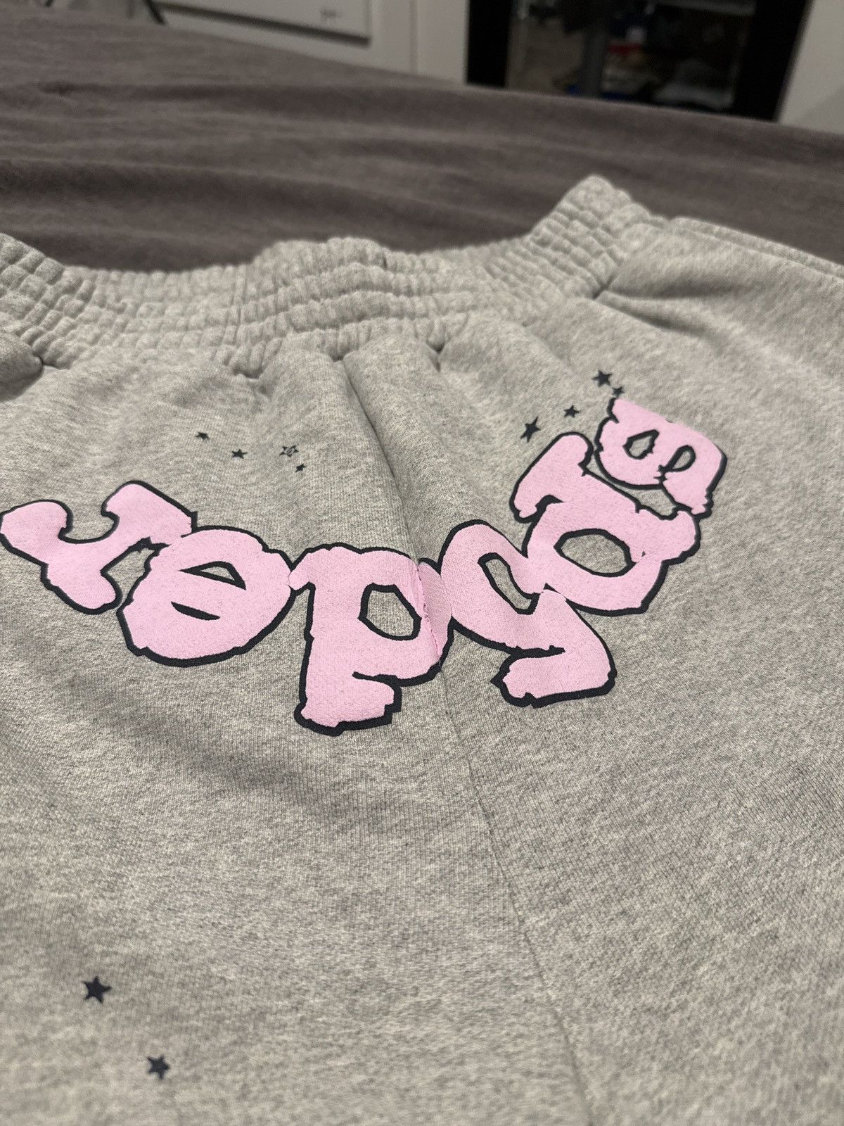 Sp5der Sp5der OG web logo sweat short Size US 32 / EU 48 - 2 Thumbnail