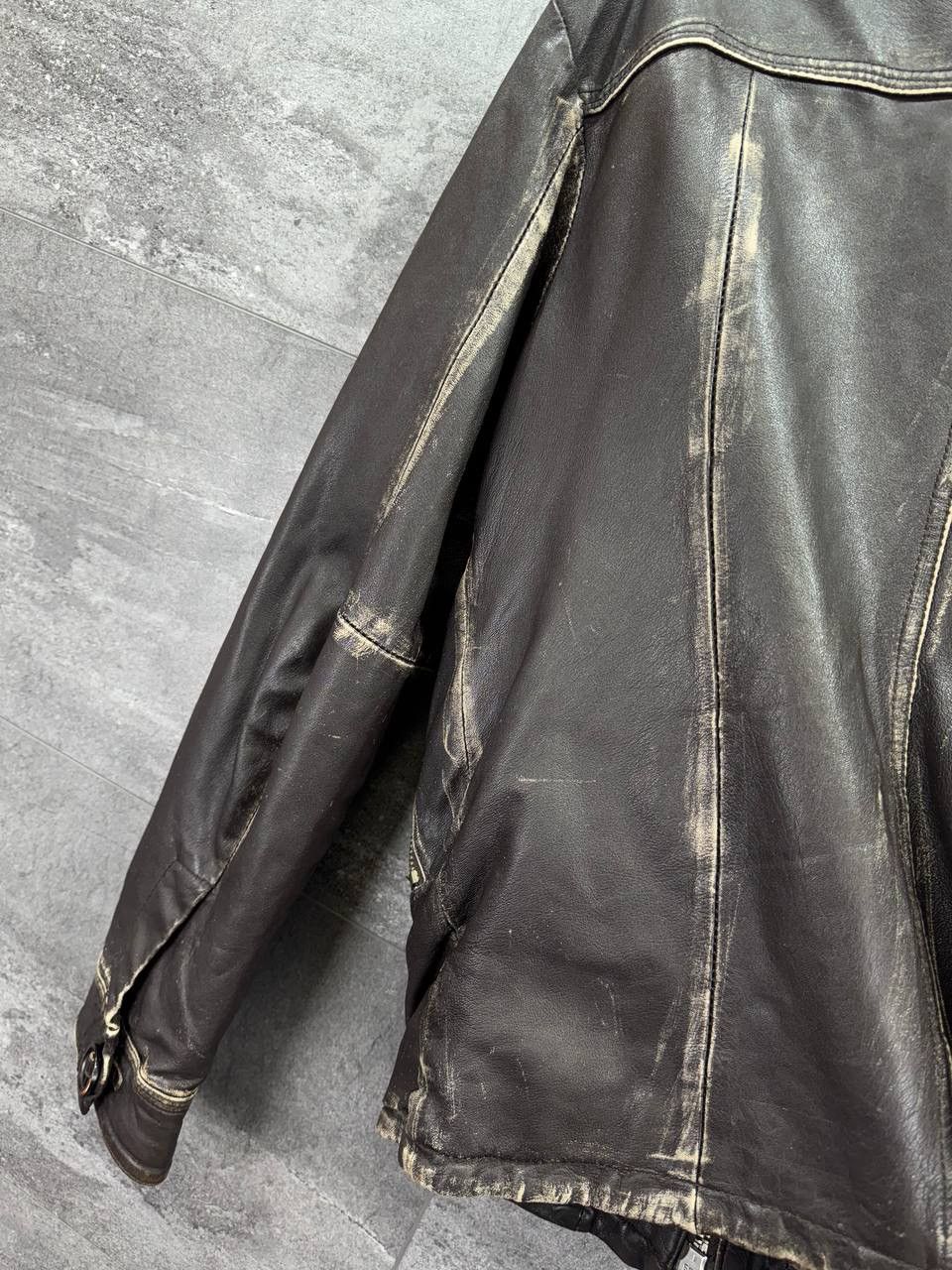 Superdry Crazy True Cycle Rider Baker Superdry Brad Leather Jacket Size US M / EU 48-50 / 2 - 16 Thumbnail