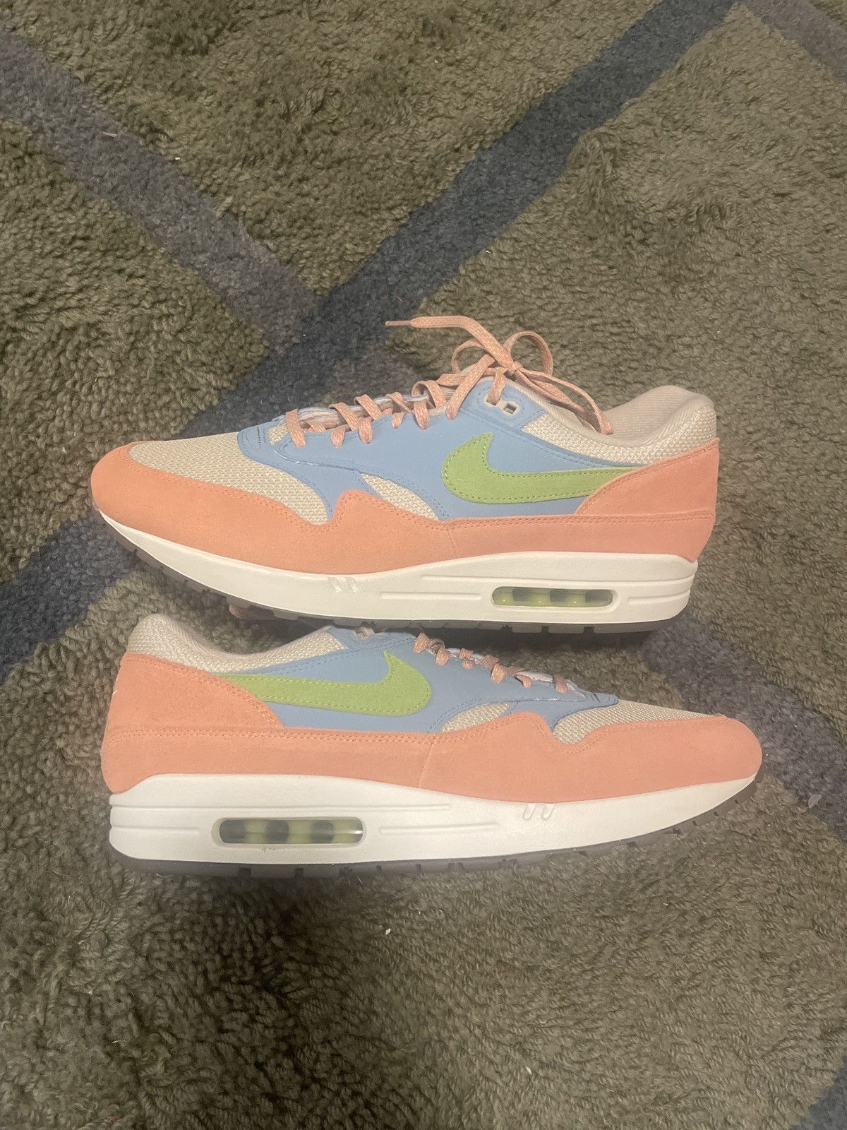 Nike Like New Multicolor Pastel Air Max 1 Size US 13 / EU 46 - 1 Thumbnail