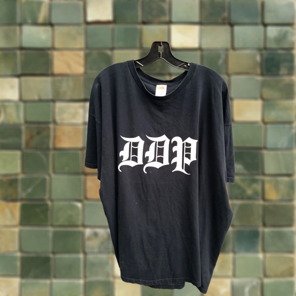 Fruit Of The Loom VINTAGE Fruit of the Loom T-Shirt 3XL Black Men Short Sleeve Crew Neck Dublin Death Patrol USA Europe 2007 Tour 90s Size US XXL / EU 58 / 5 - 1 Thumbnail