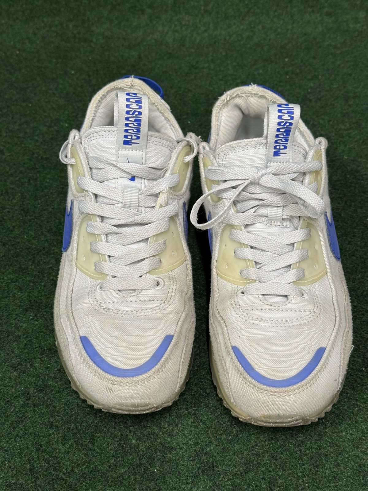Nike Nike Air Max 90 Terrascape Pure Platinum Hyper Royal Size US 7 / EU 40 - 2 Thumbnail