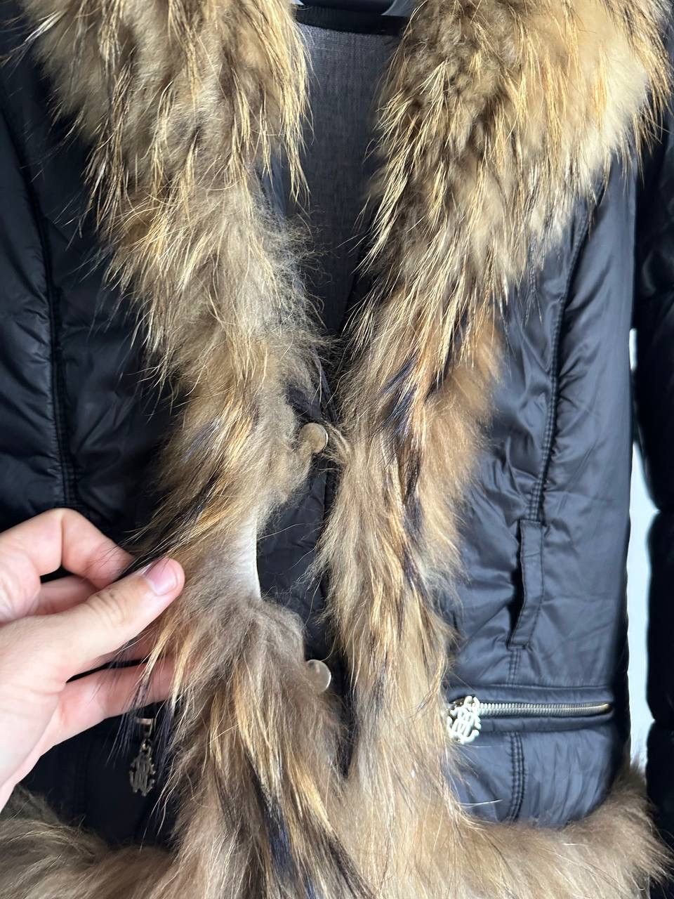 Roberto Cavalli rare roberto cavalli fur puffer leopard jacket luxury Size L / US 10 / IT 46 - 2 Thumbnail