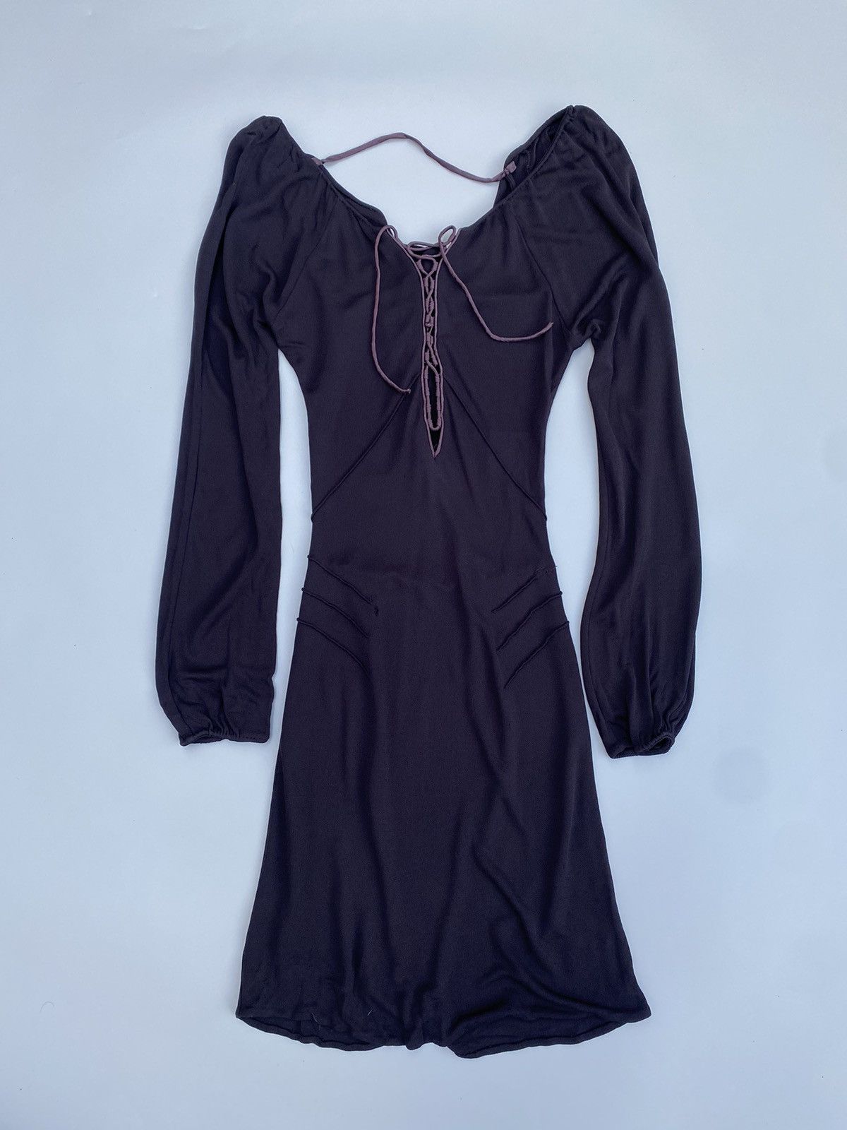 Gucci Rare! F/W 2002- Gucci - Tom Ford- Lace-Up Corset Mini Dress Size S / US 4 / IT 40 - 7 Thumbnail