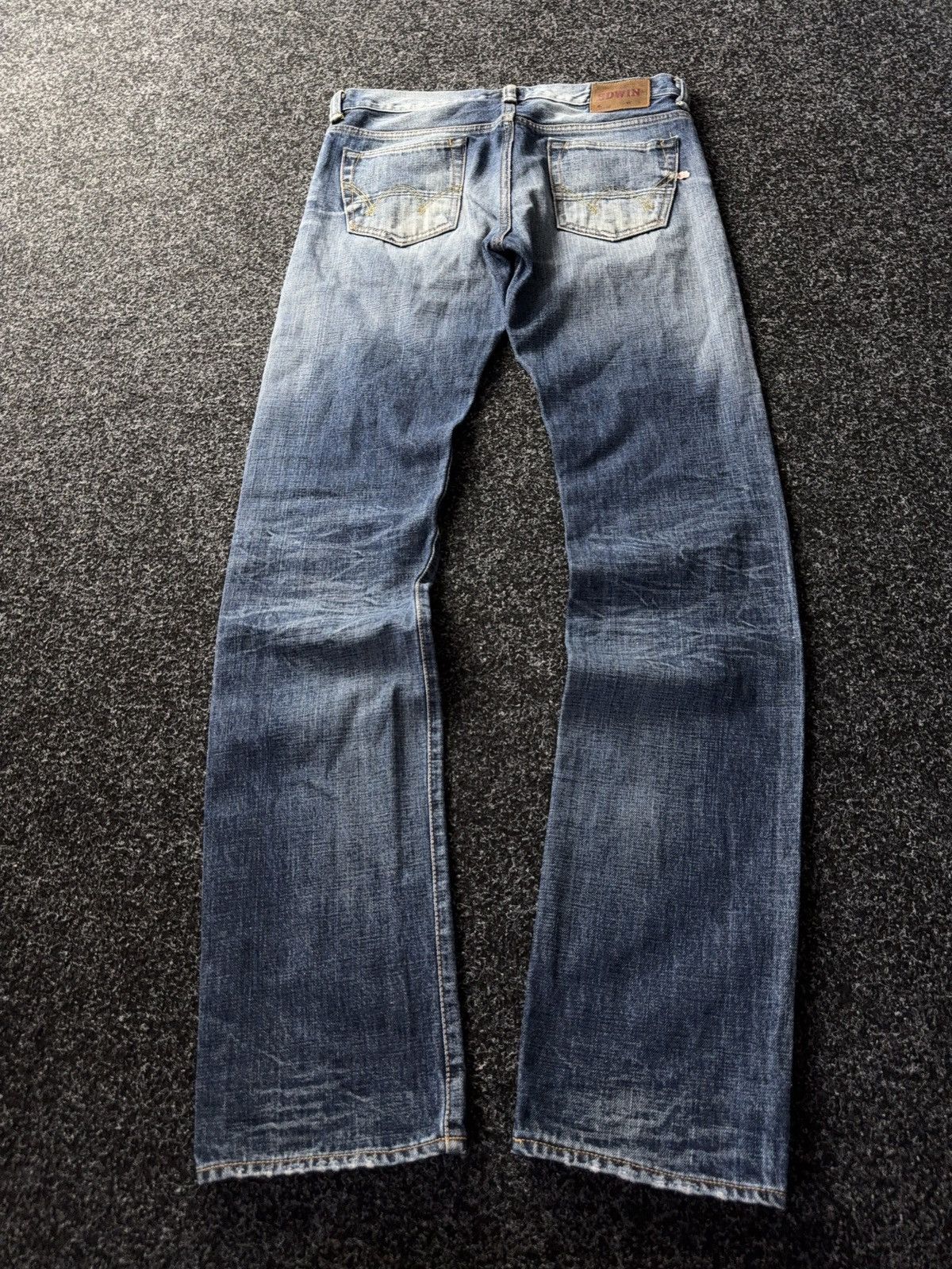 Edwin Vintage 90s Edwin ED-71 Japanese Selvedge Retro Denim Jeans Size US 31 - 11 Thumbnail