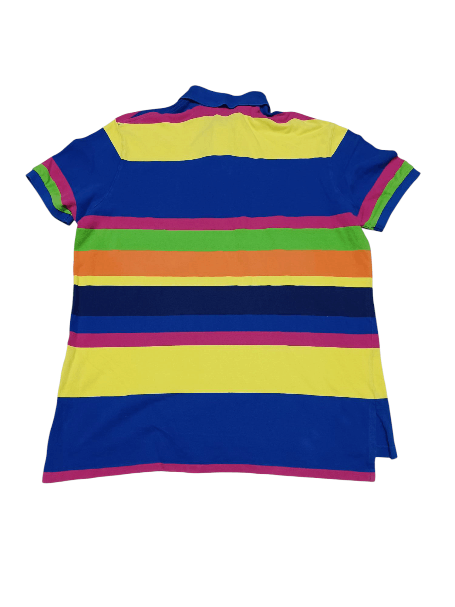 Polo Ralph Lauren POLO RALPH LAUREN VINTAGE FIRE STRIPED OLDMONEY POLO SHIRT Size US XL / EU 56 / 4 - 2 Thumbnail