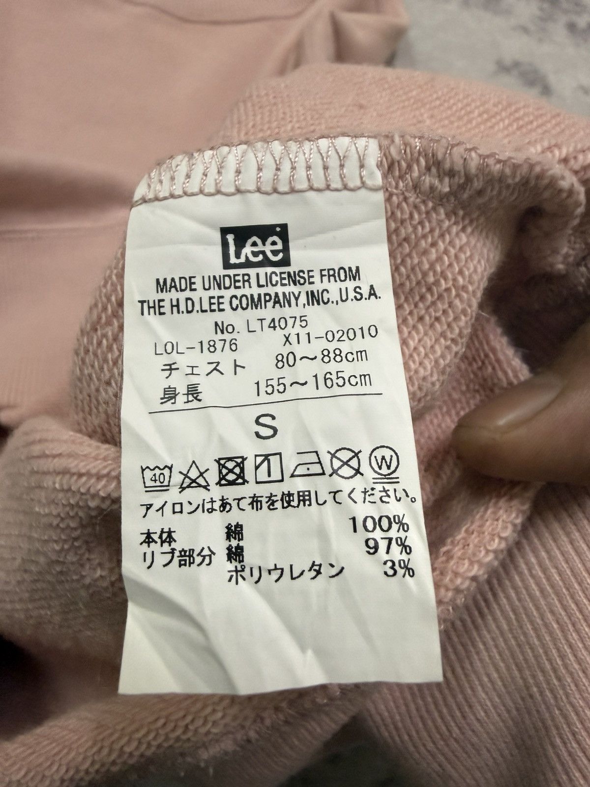 Lee Vintage Lee The H.D Lee Company Backhit Logo Sweatshirt Size US S / EU 44-46 / 1 - 7 Thumbnail