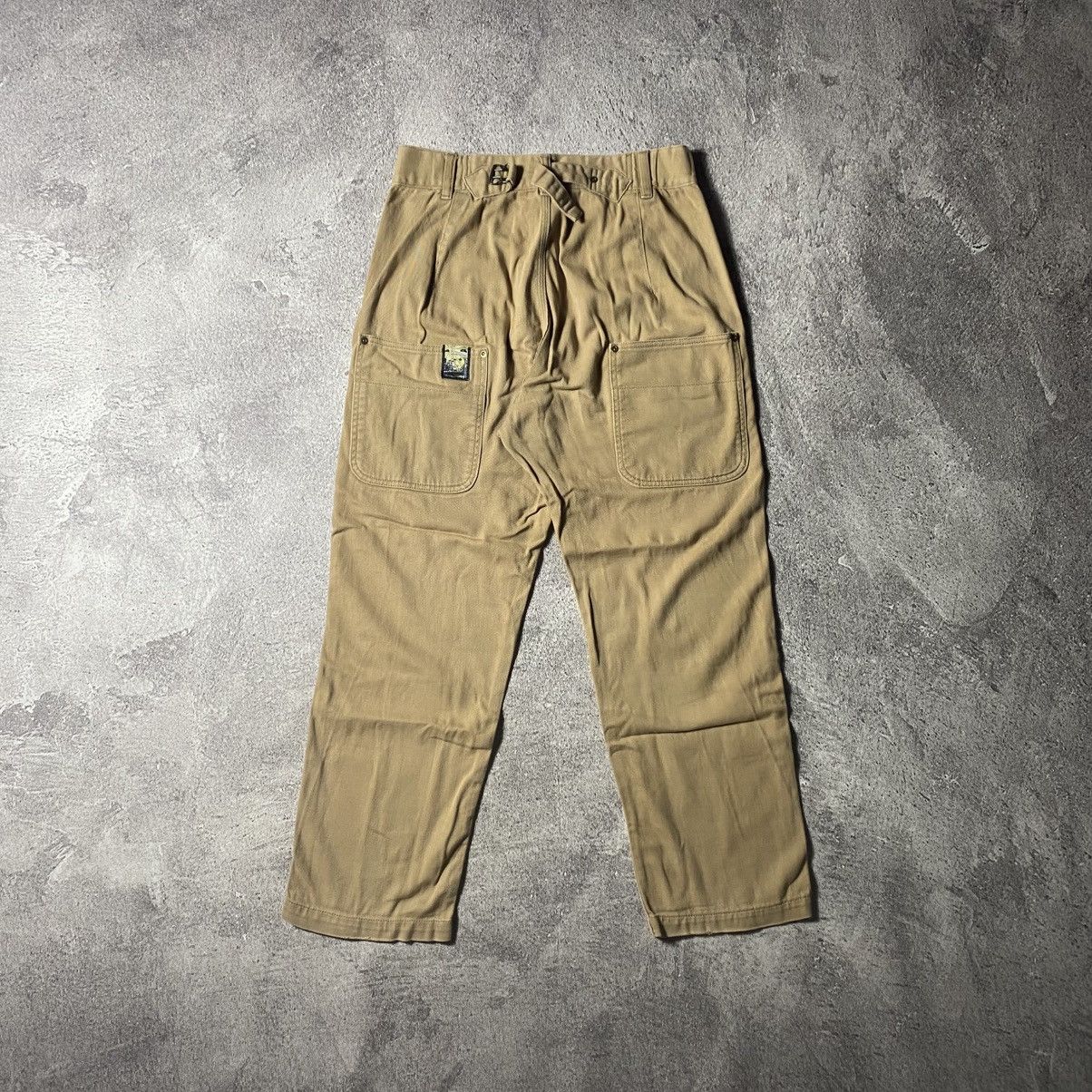 Issey Miyake Mercibeacoup by Issey Miyake Drop Crotch Fatigue Pants Size US 30 / EU 46 - 6 Thumbnail