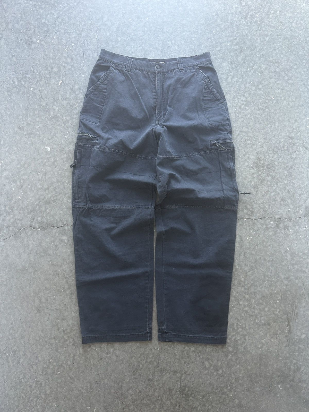 Japanese Brand × Vintage Vintage Y2K Baggy Geographic Cargo Pants Size US 34 / EU 50 - 1 Thumbnail