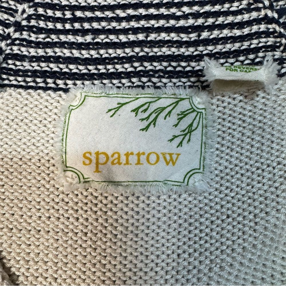 Anthropologie Vintage Sparrow Anthropologie Cable Knit Cotton Ivory Sweat Size M / US 6-8 / IT 42-44 - 7 Thumbnail
