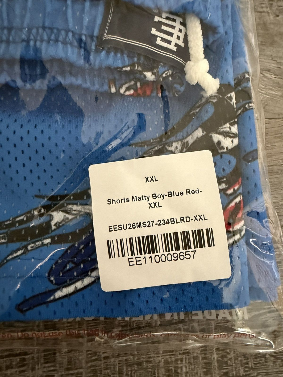 Eric Emanuel Matty Boy Eric Emanuel Blue Shorts XXL Size US 38 / EU 54 - 3 Thumbnail