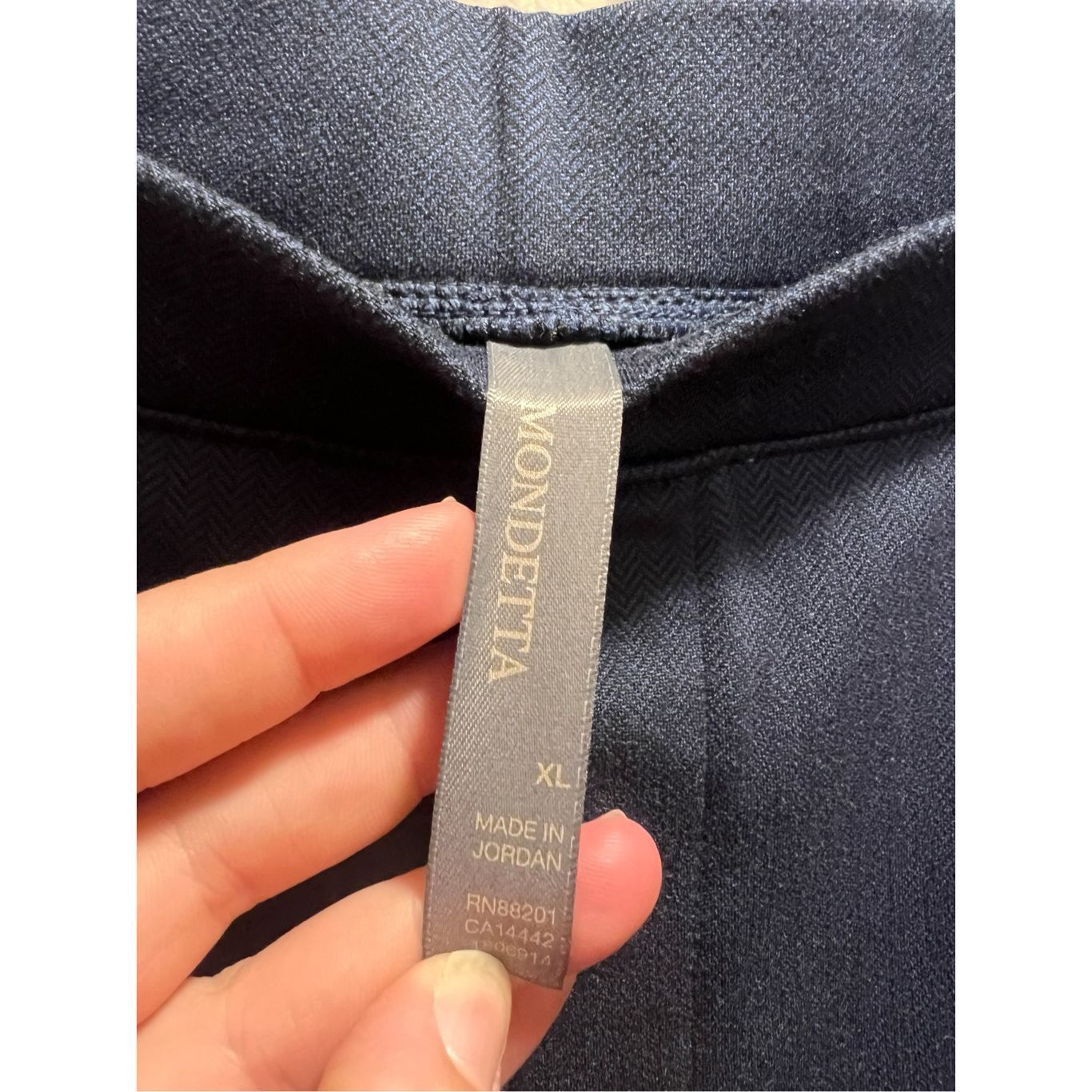 Other Mondetta Blue Herringbone Straight Leg Pants Woman’s XL NEW Size 32" / US 10 / IT 46 - 8 Thumbnail