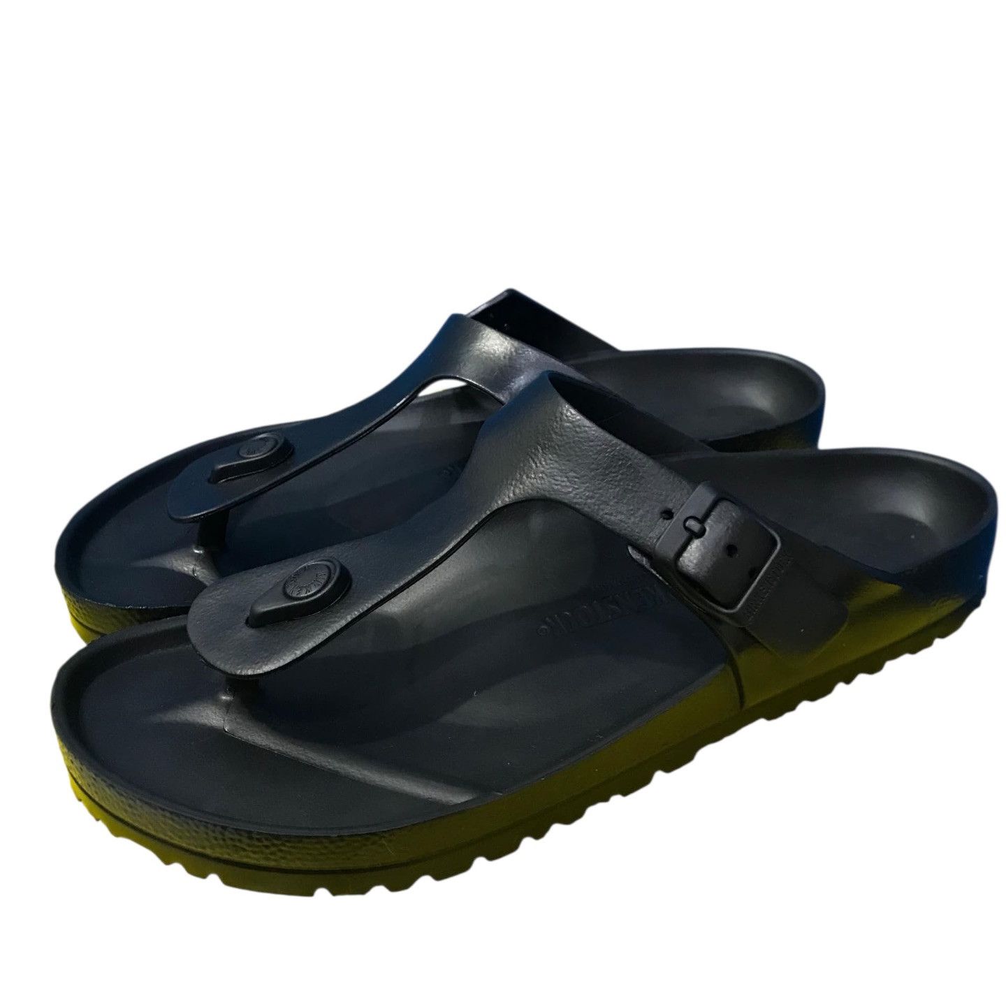 Birkenstock Birkenstock Gizeh eva Black One Strap Made in Germany Size US 9 / EU 42 - 1 Thumbnail