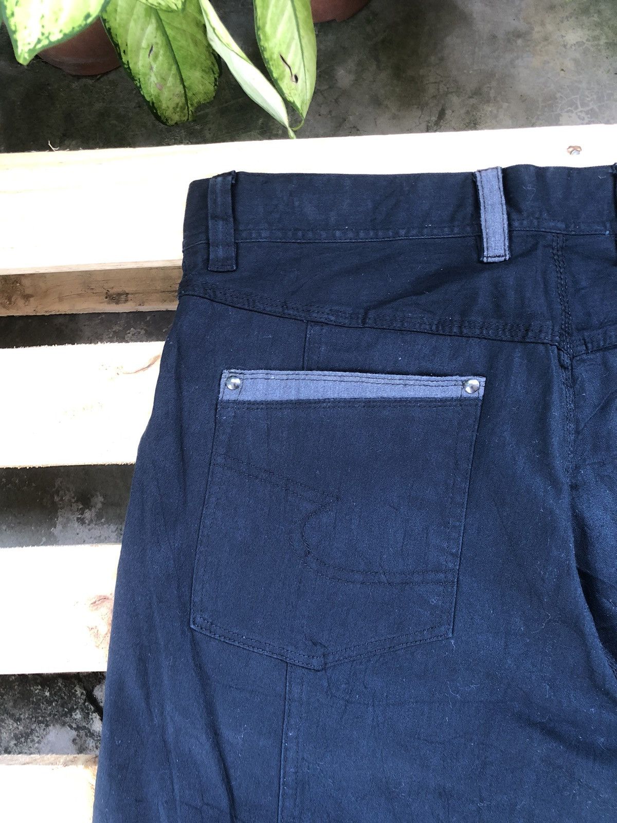 Japanese Brand × Vintage × semanticdesign Vintage Japanese Brands Semantic Design Black Pants Size US 34 / EU 50 - 13 Thumbnail